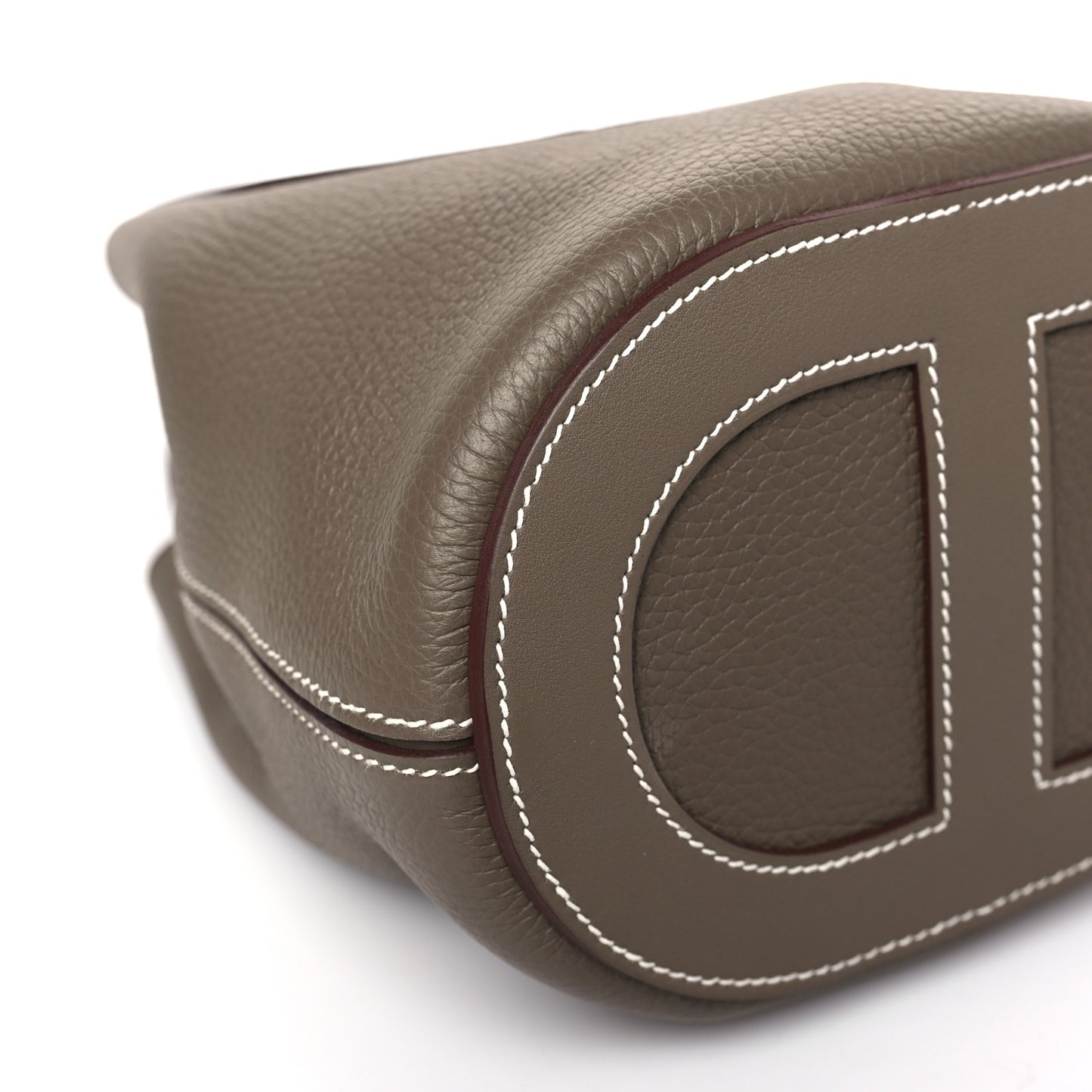Taurillon Clemence Swift In-The-Loop 18 Bag Etoupe