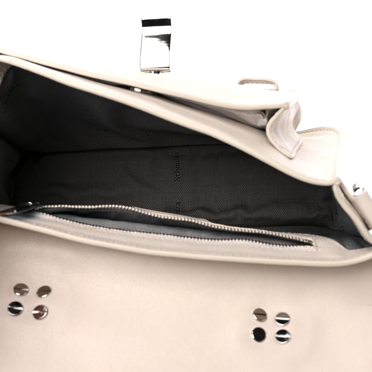 Lambskin Tiny PS1 Satchel White