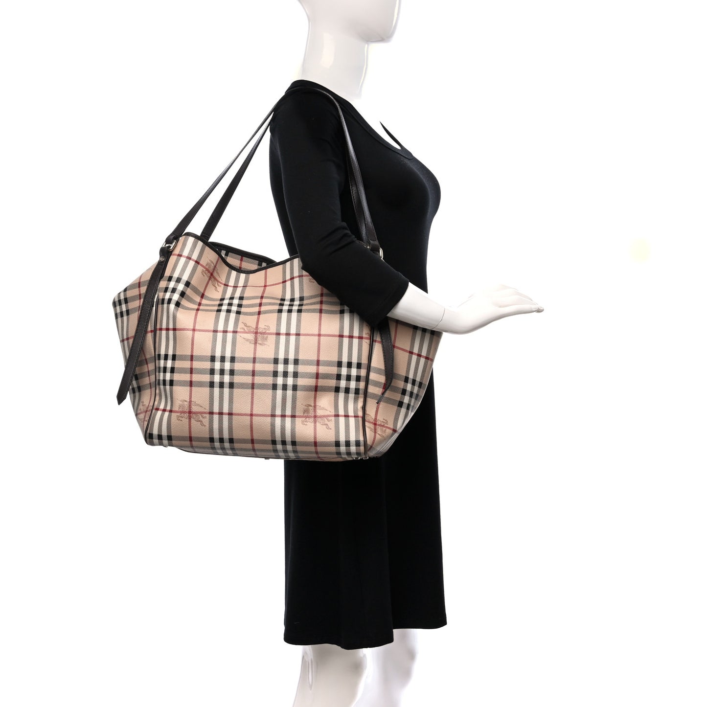 Haymarket Check Large Canterbury Tote Chocolate