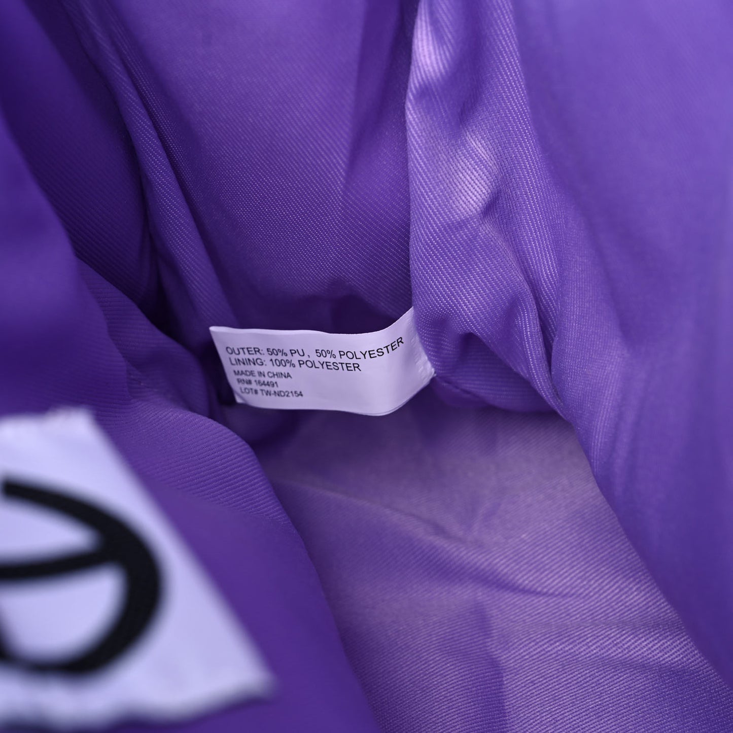 Vegan Leather Medium Shopping Bag Lavender