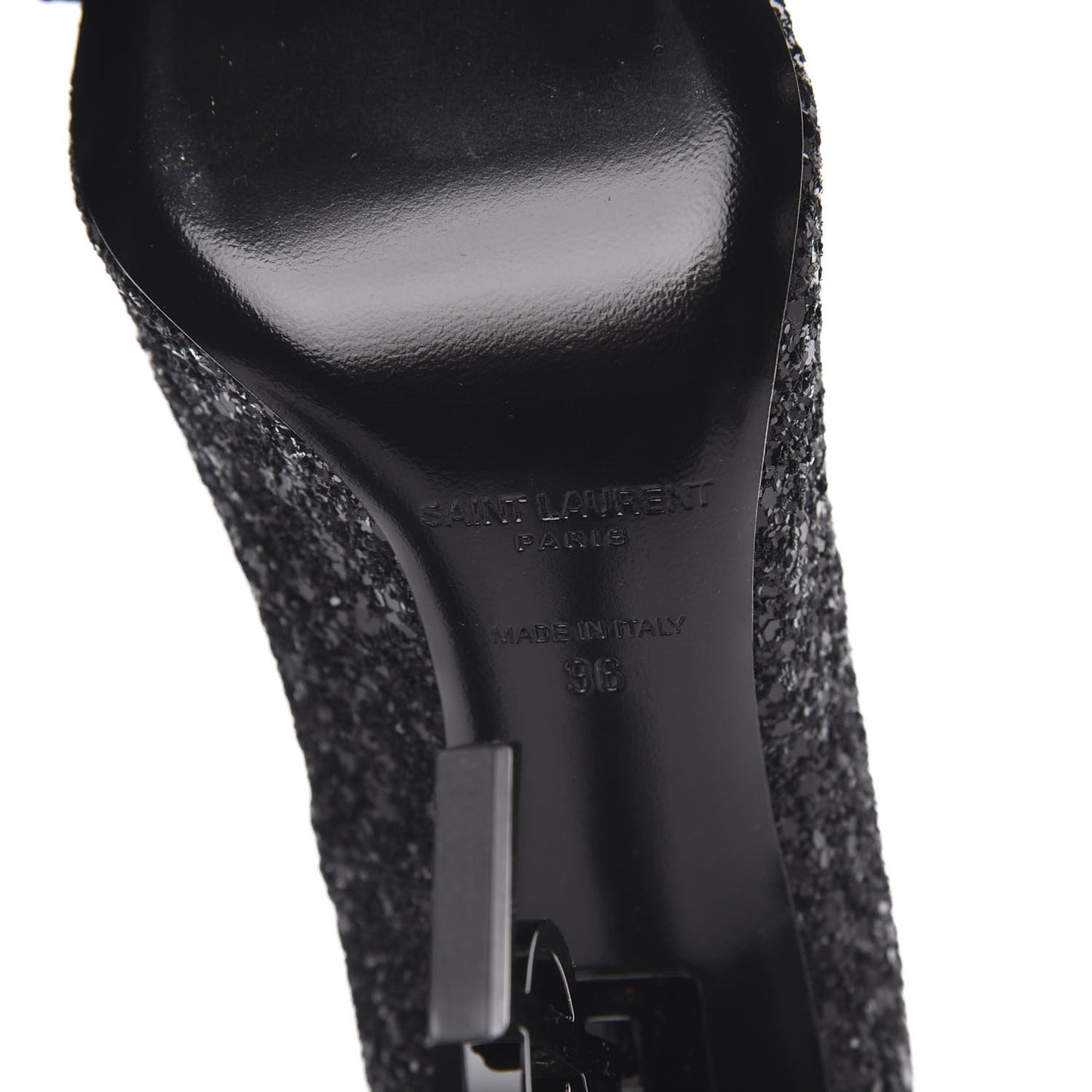 Glitter Opyum 100 Pumps 36 Black