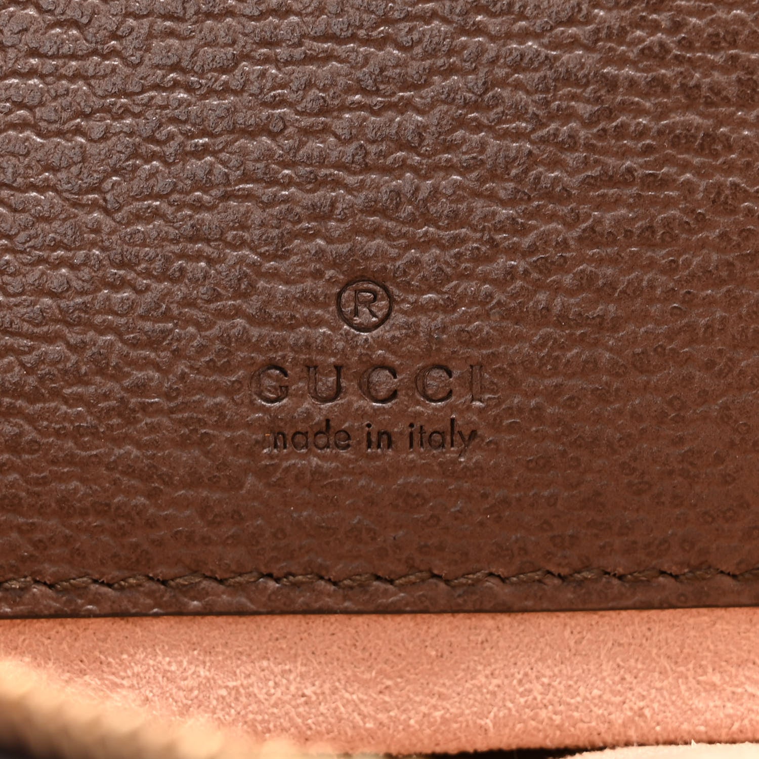 Gucci GG Supreme Monogram Web Mini Ophidia Round Backpack Brown 6 of 10