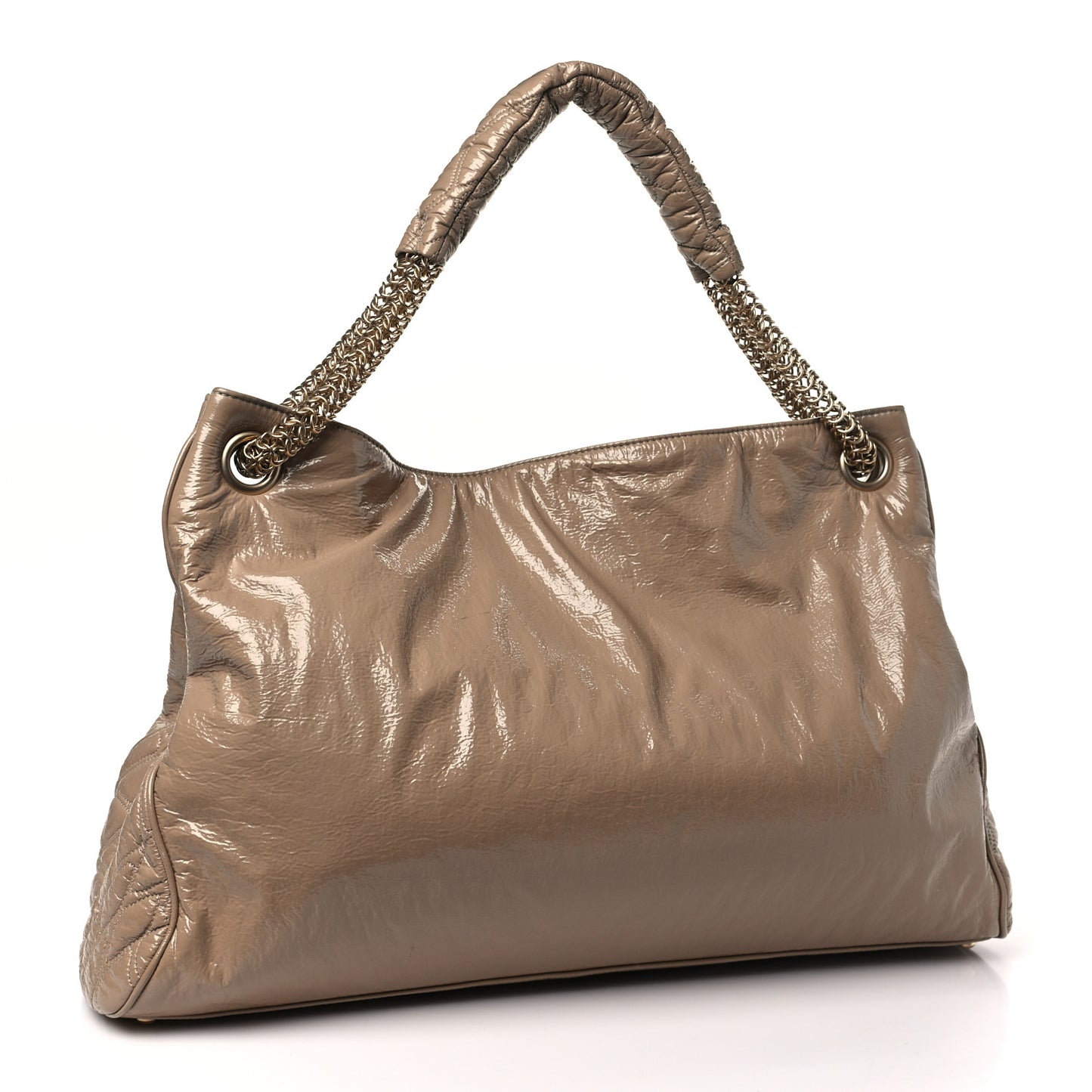 Vinyl Rodeo Tote Beige