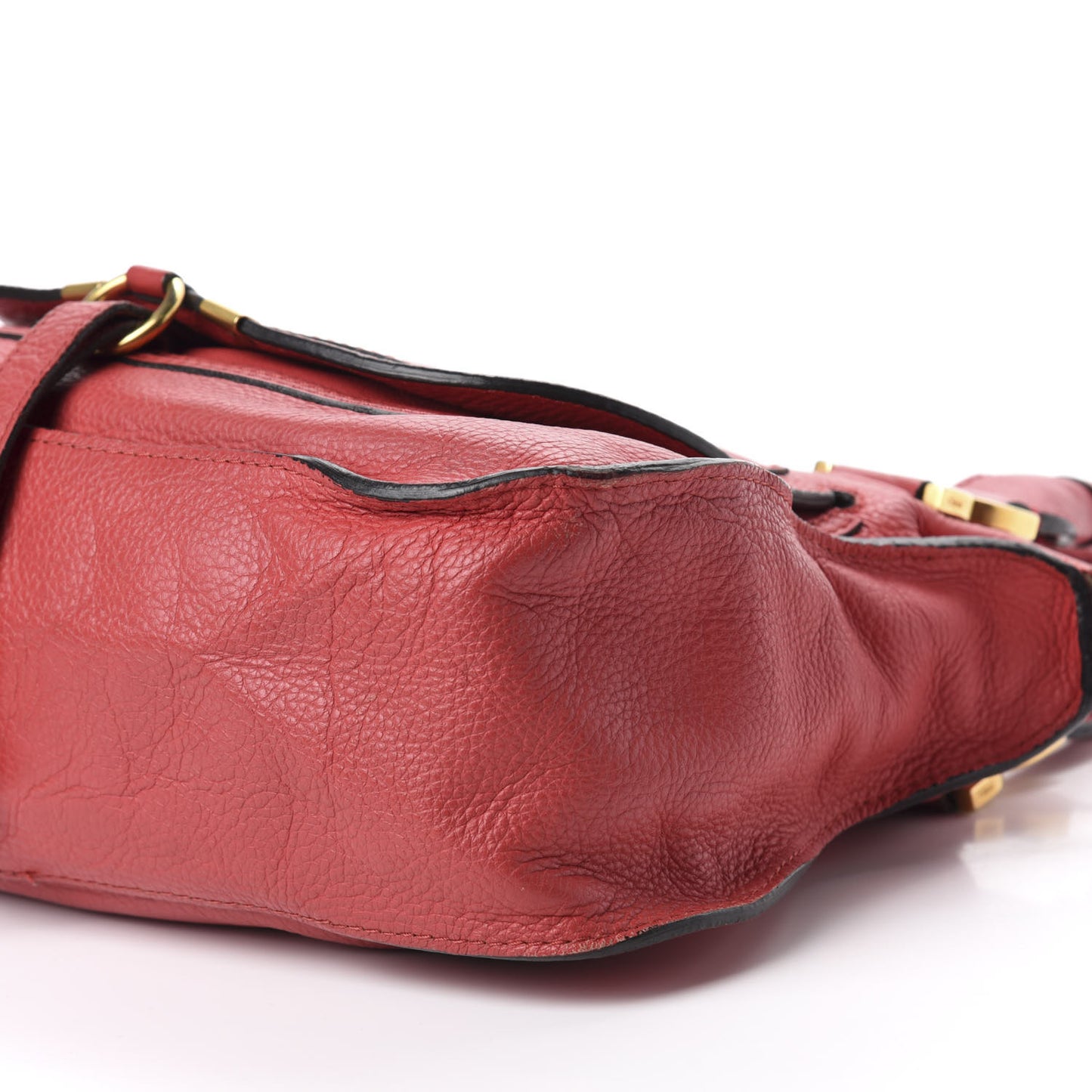 Calfskin Medium Marcie Satchel Red