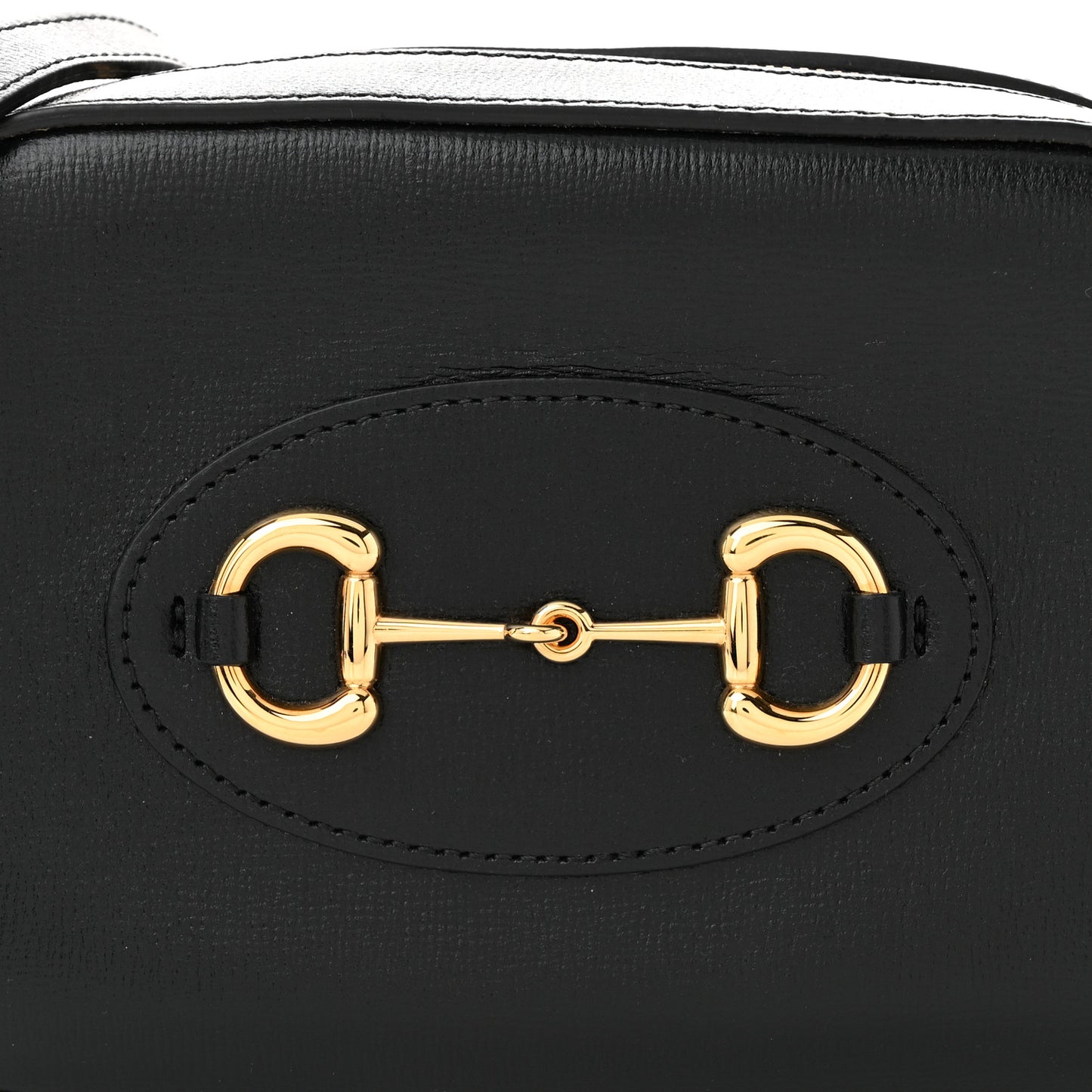 Calfskin Mini Horsebit 1955 Camera Shoulder Bag Black