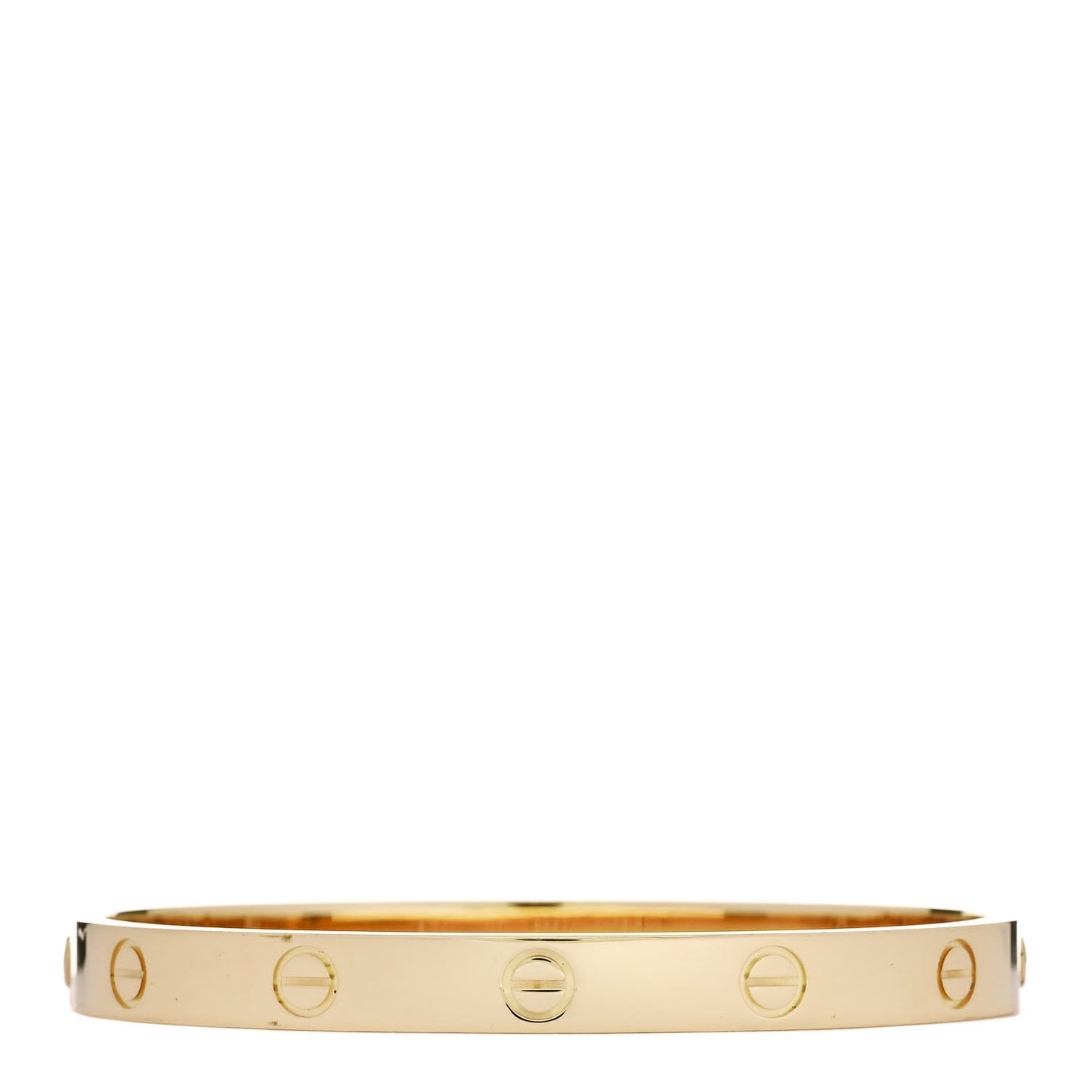 18K Yellow Gold LOVE Bracelet 17