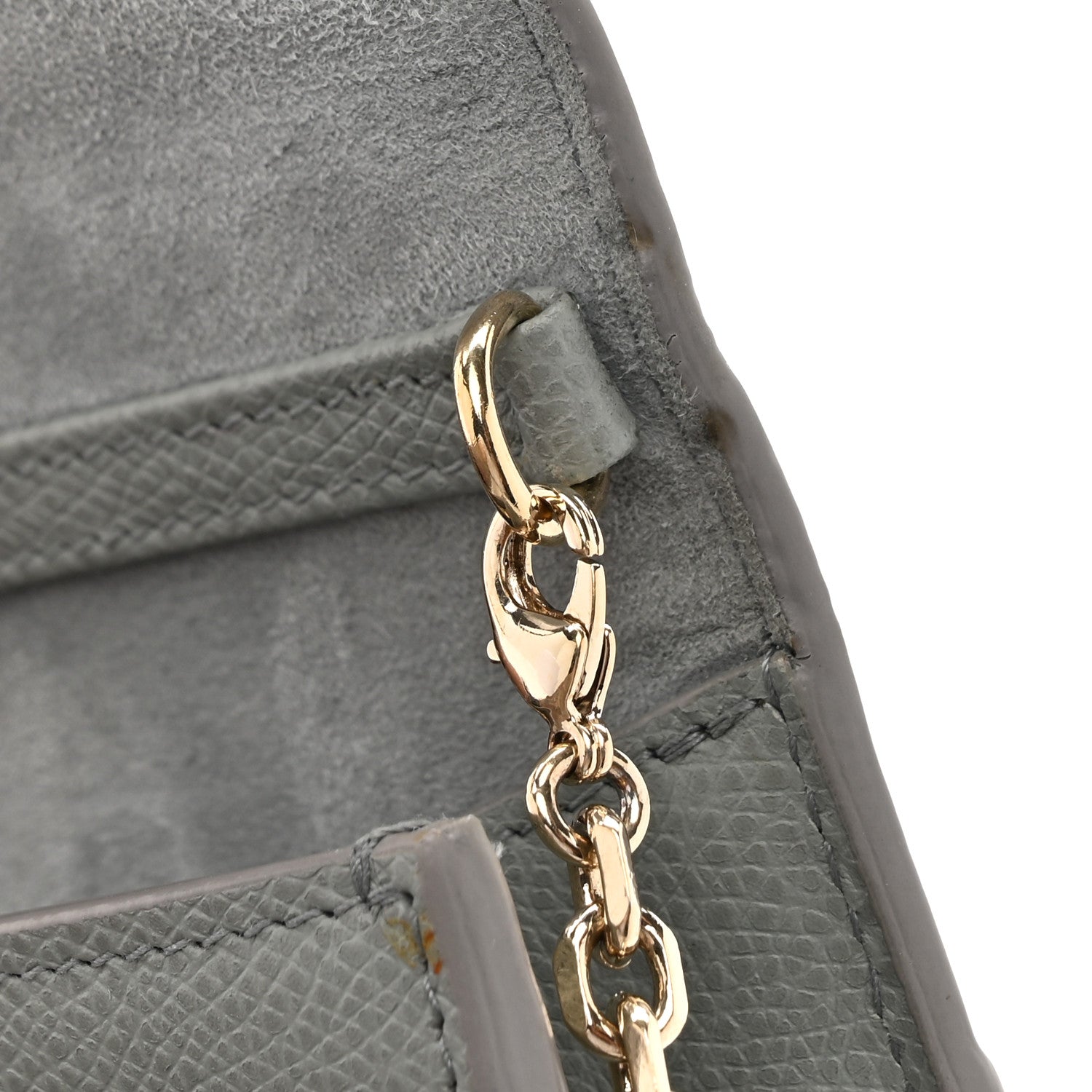 Christian Dior Calfskin 30 Montaigne 2 in 1 Pouch Grey 13 of 20