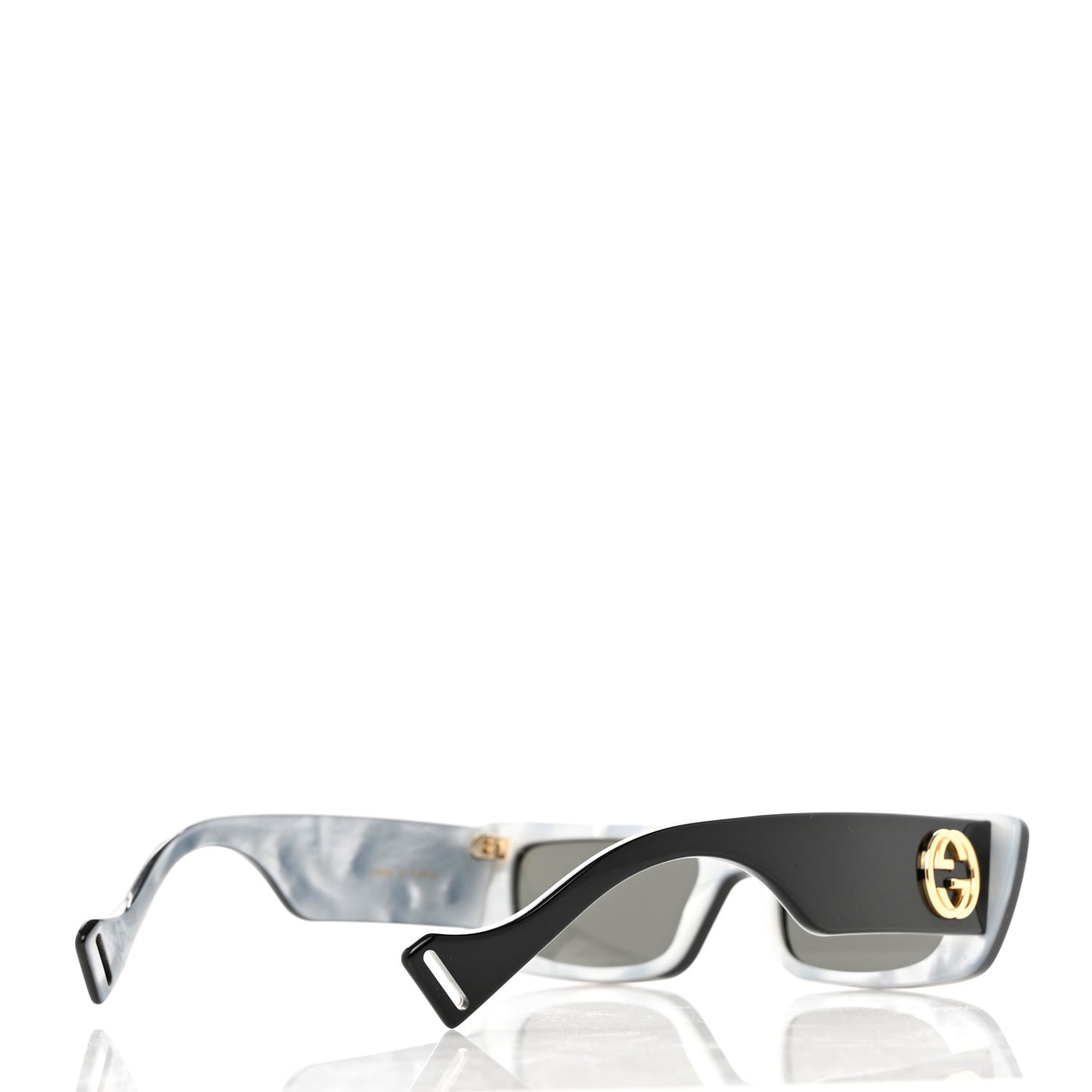 Acetate Rectangular Sunglasses GG0516S Black