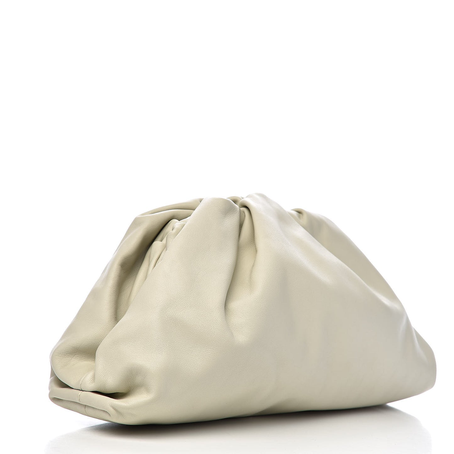 Smooth Butter Calf The Pouch Oversized Clutch Mist