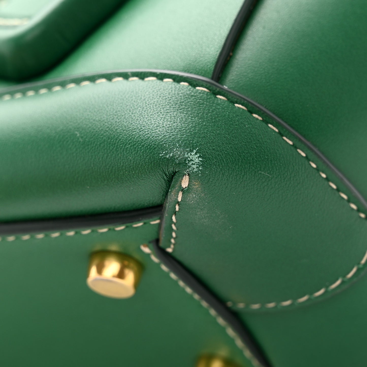 Calfskin Mini Maxi Intrecciato Arco Green