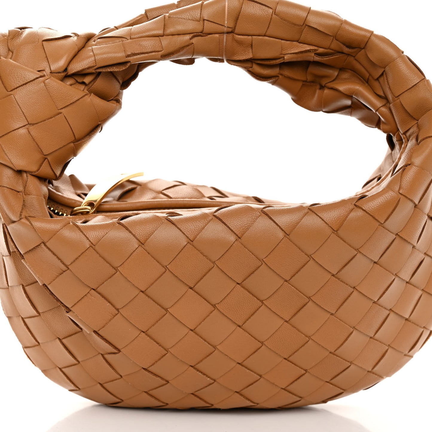 Nappa Intrecciato Mini Jodie Caramel