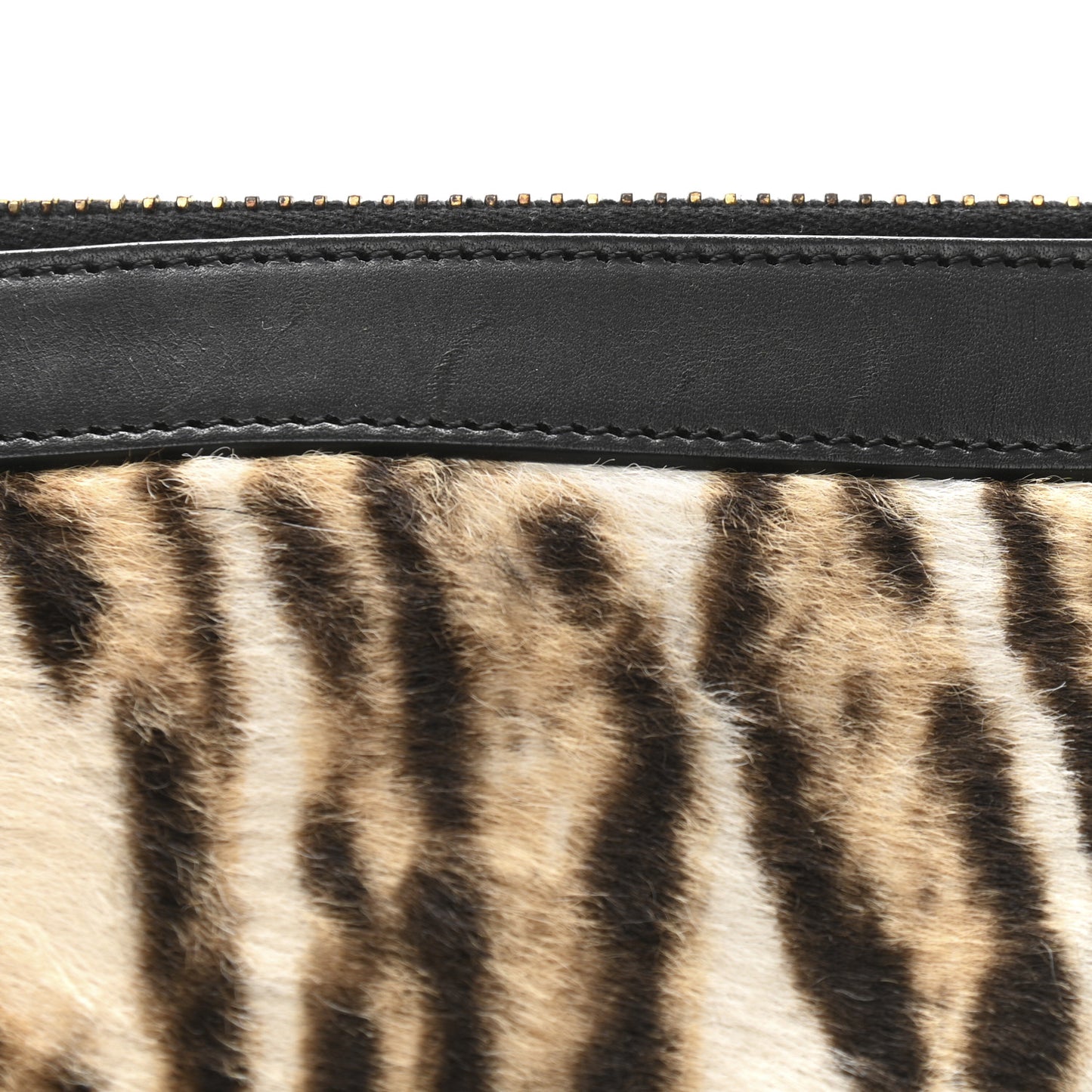 Pony Hair Large Souple Sac De Jour Black
