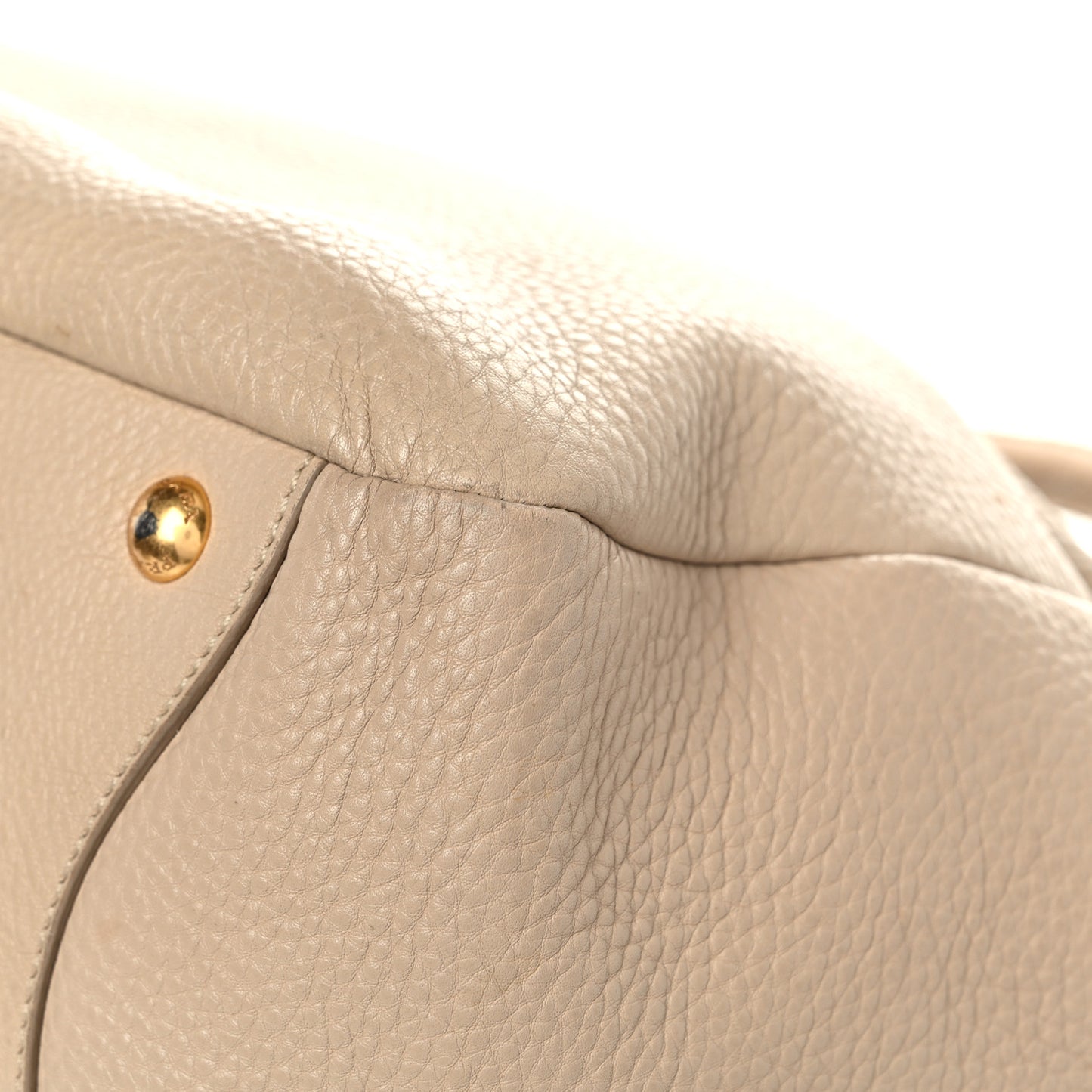 Vitello Daino Side Pocket Hobo Sabbia