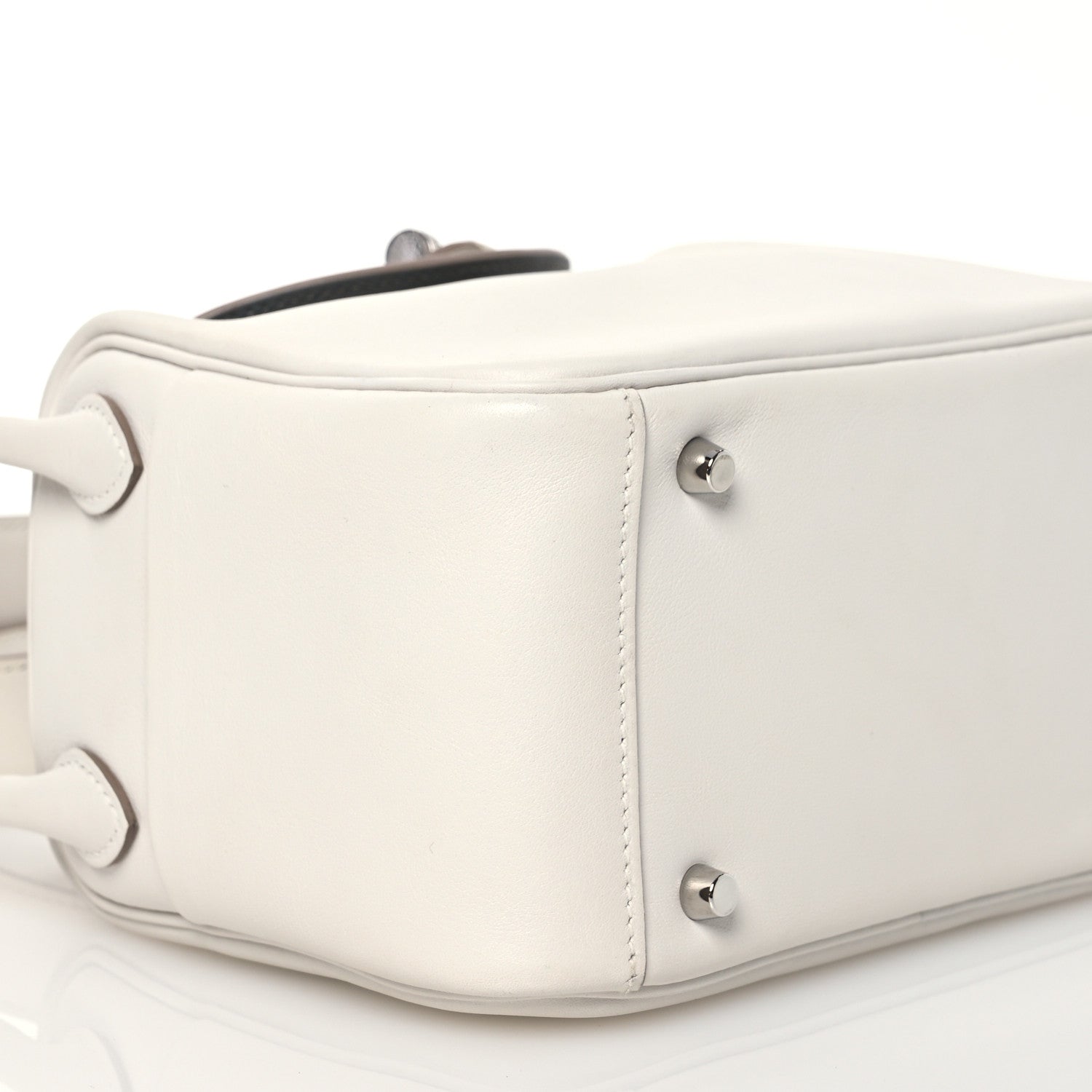 Hermes Swift Verso Mini Lindy 20 Gris Perle Gris Meyer 9 of 13