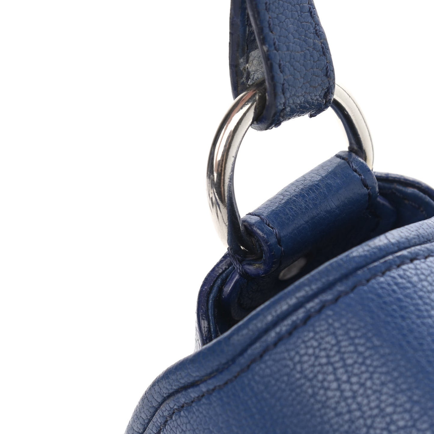 Sugar Goatskin Obsedia Shoulder Bag Navy