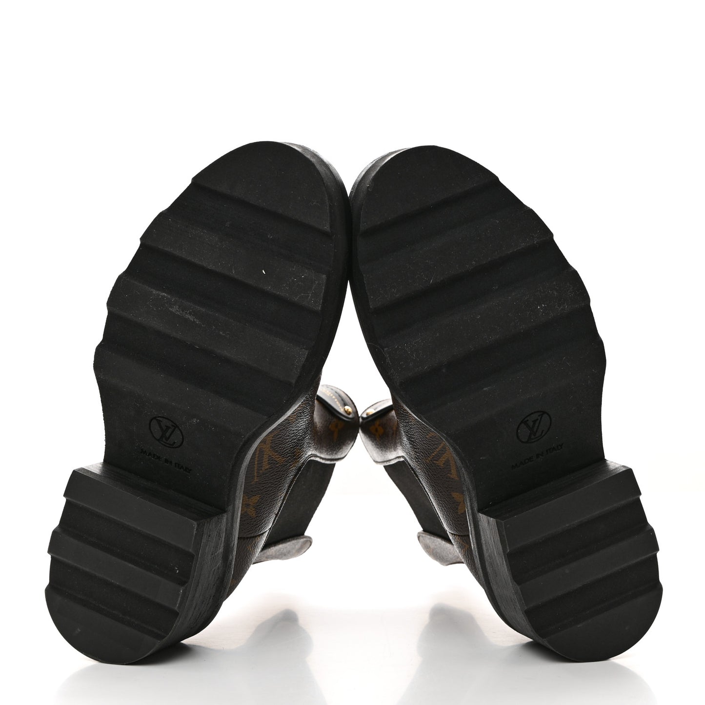 Patent Monogram LV Beaubourg Ankle Boots 38 Black