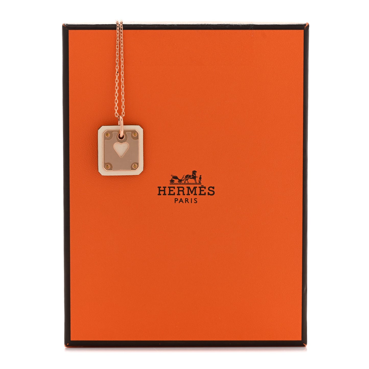 Rose Gold Plated Swift As de Coeur Pendant Necklace Nata