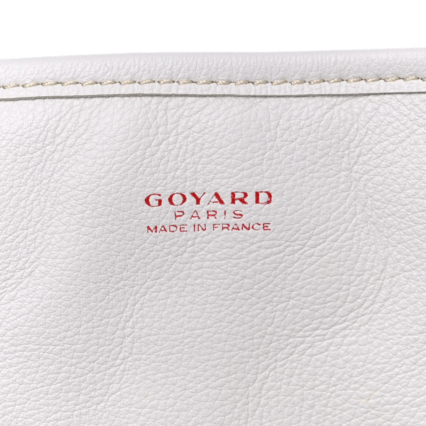 Goyardine Reversible Anjou PM White