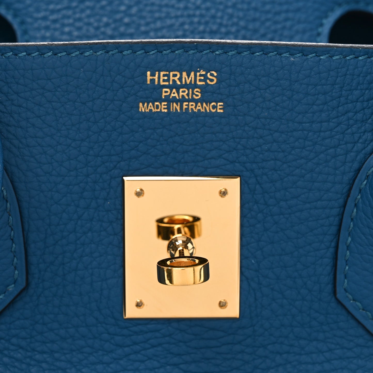 Togo Birkin 35 Bleu Izmir