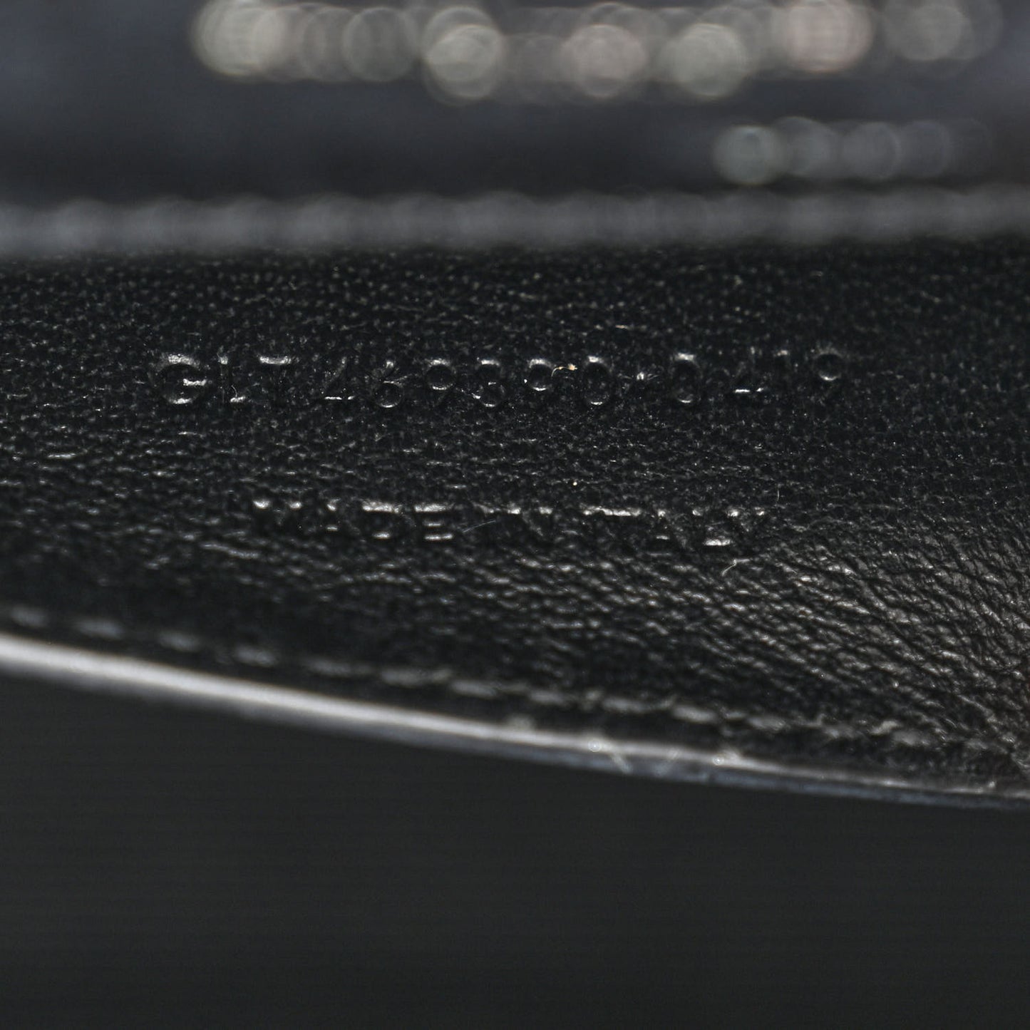 Grain De Poudre Small Monogram Monochrome Kate Satchel Black