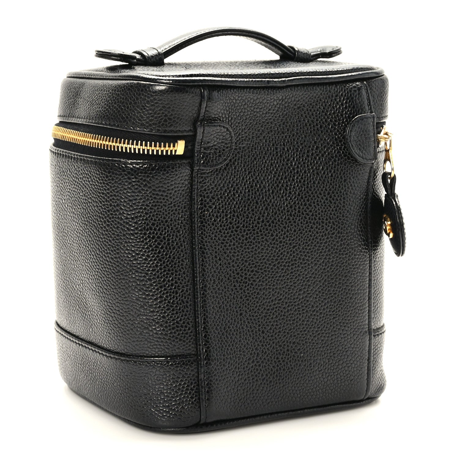 Chanel Caviar Vanity Cosmetic Case Black 3 of 9