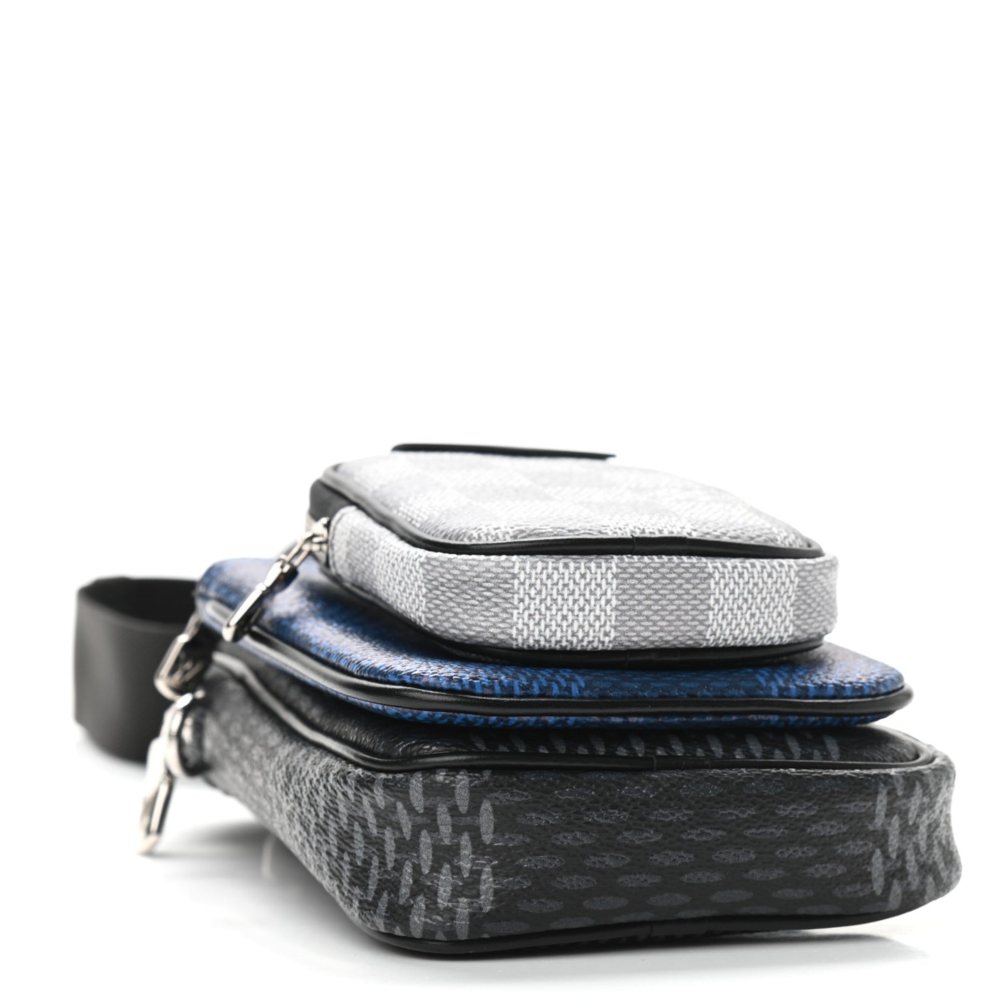 Damier Graphite 3D Modular Pouch