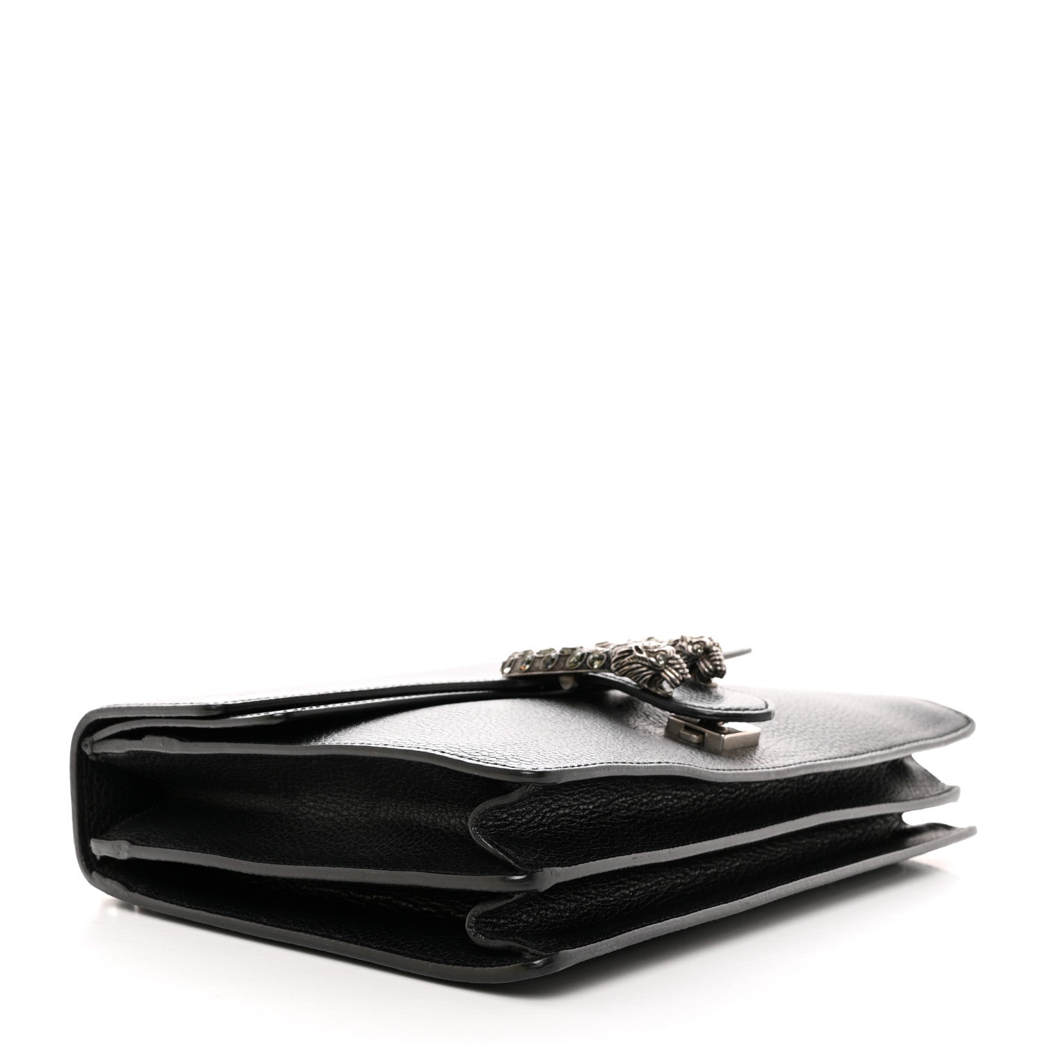 Gucci Dollar Calfskin Crystal Medium Dionysus Shoulder Bag Black Black Diamond 4 of 10