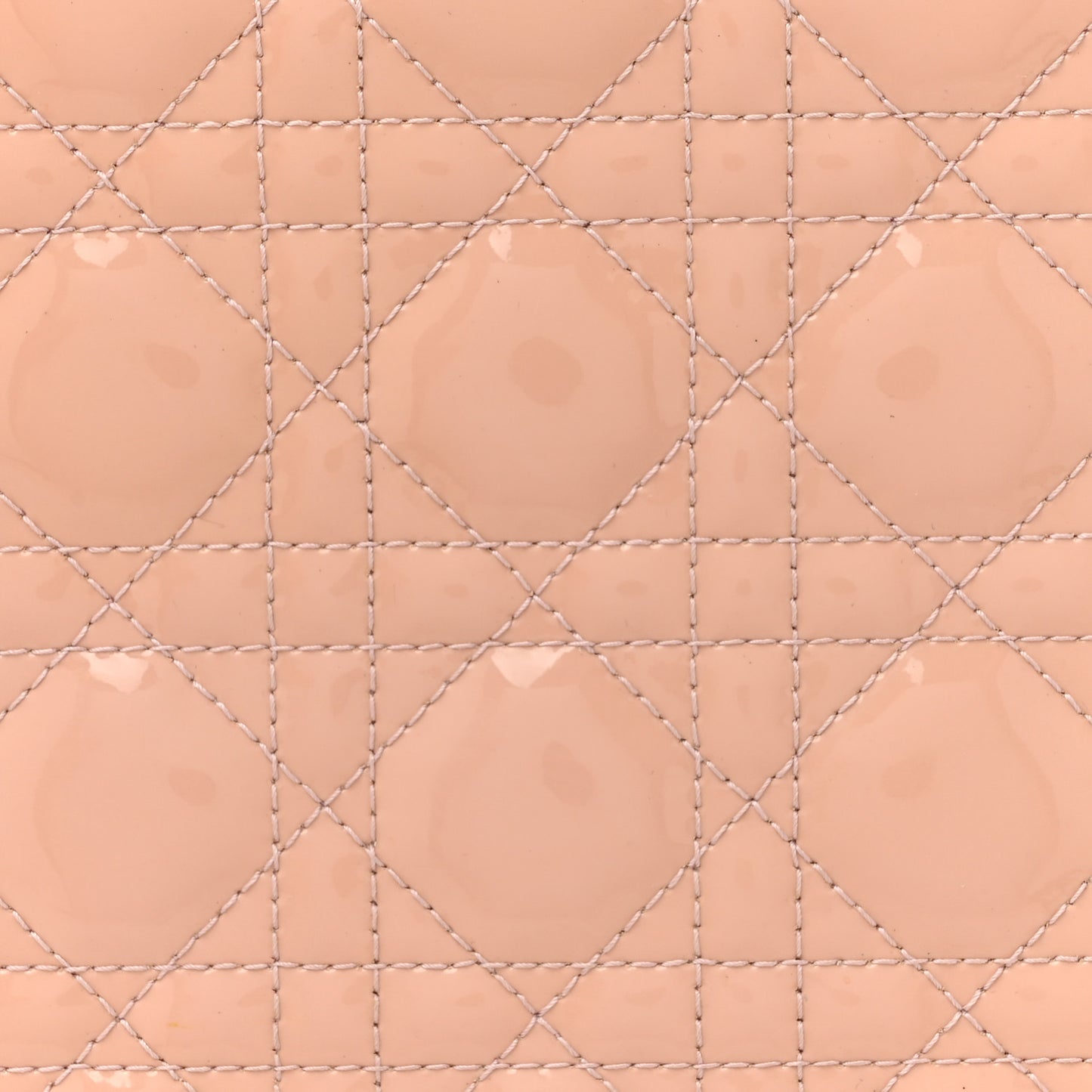 Patent Cannage Large Lady Dior Light Pink