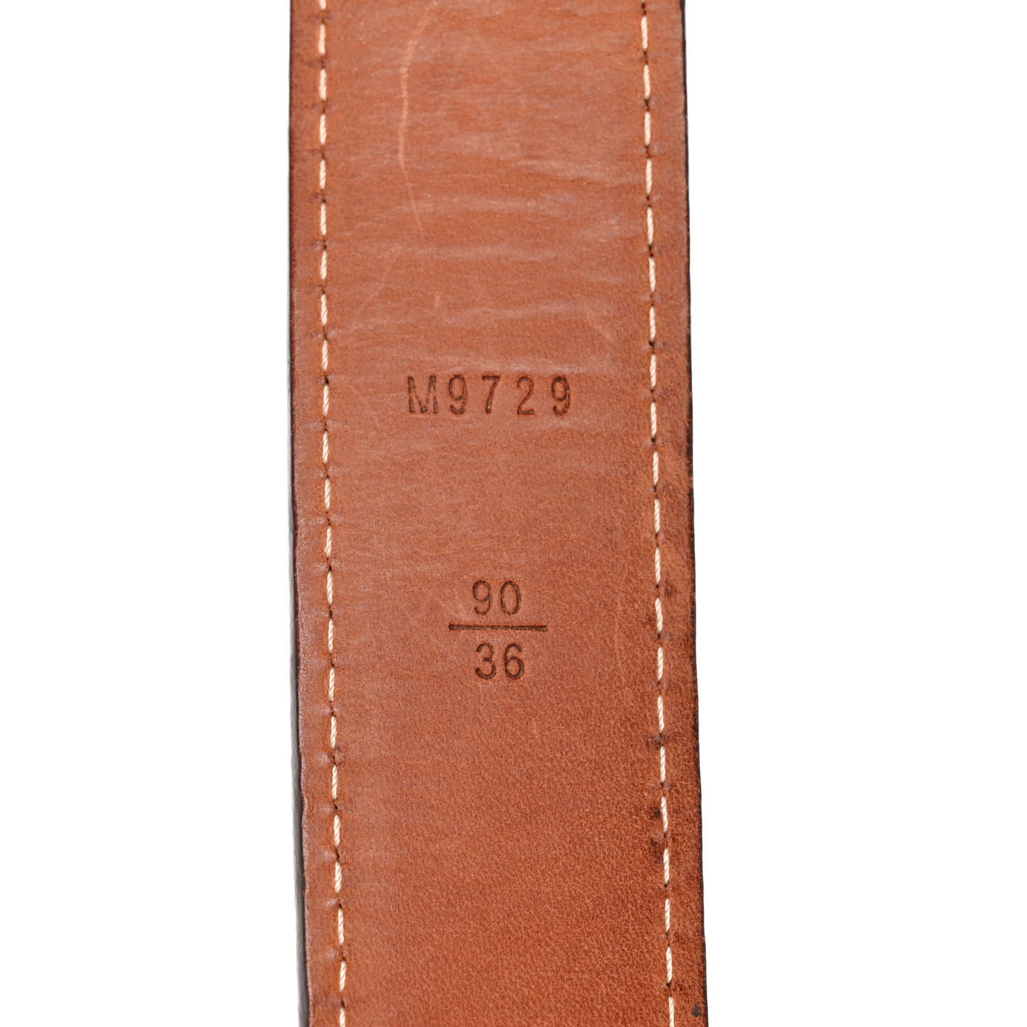 Damier Ebene Tresor Belt 90 36