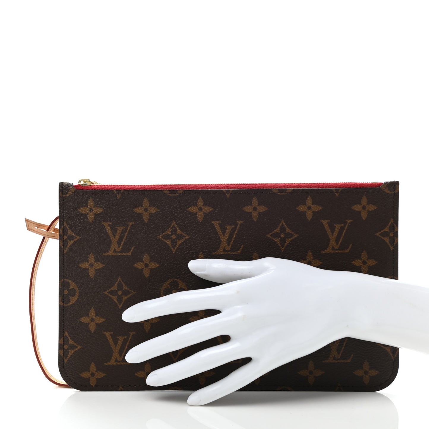Monogram Neverfull MM GM Pochette Cherry