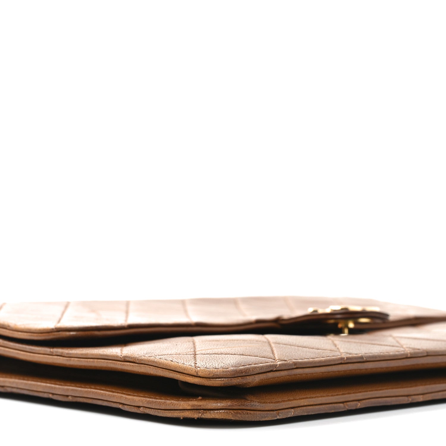 Chanel Lambskin Quilted Medium Single Flap Brown 9 of 11