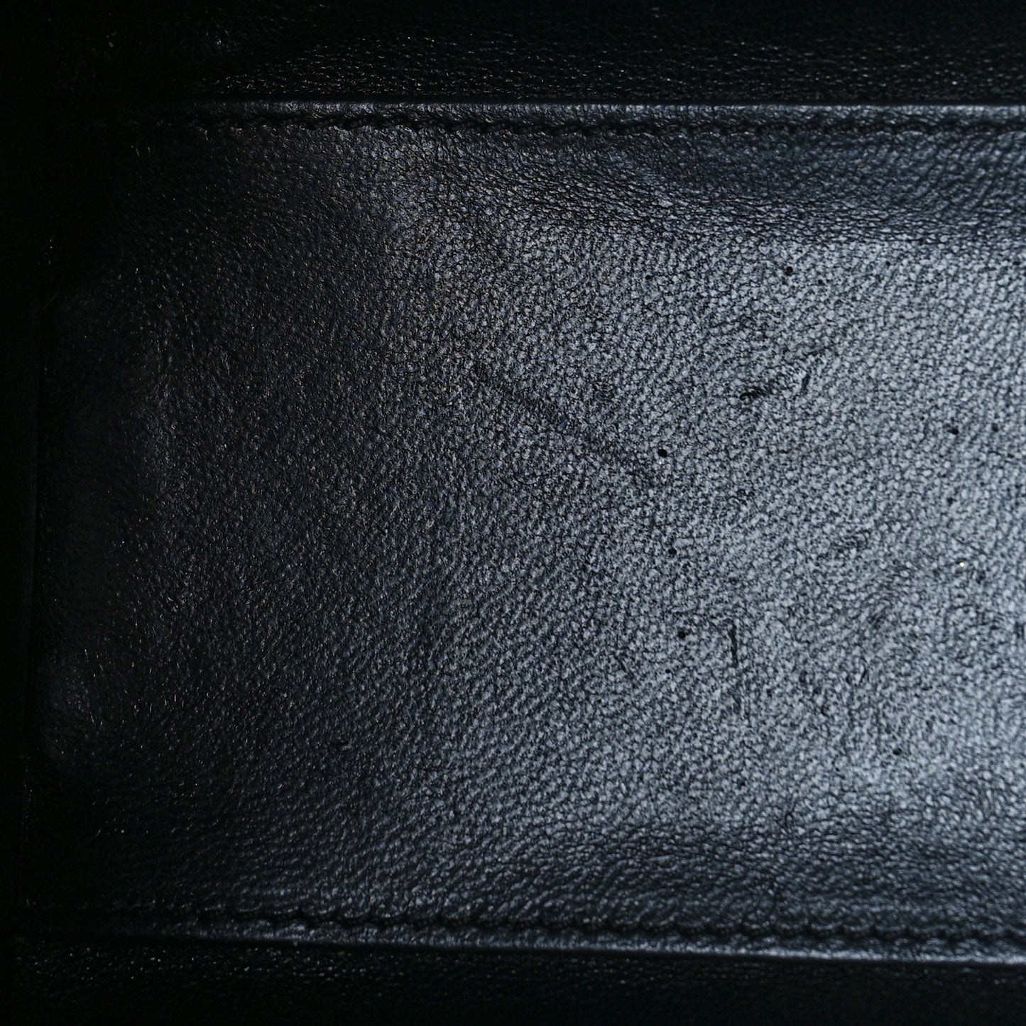 Shiny Smooth Calfskin Tri-color Nano Luggage Quartz