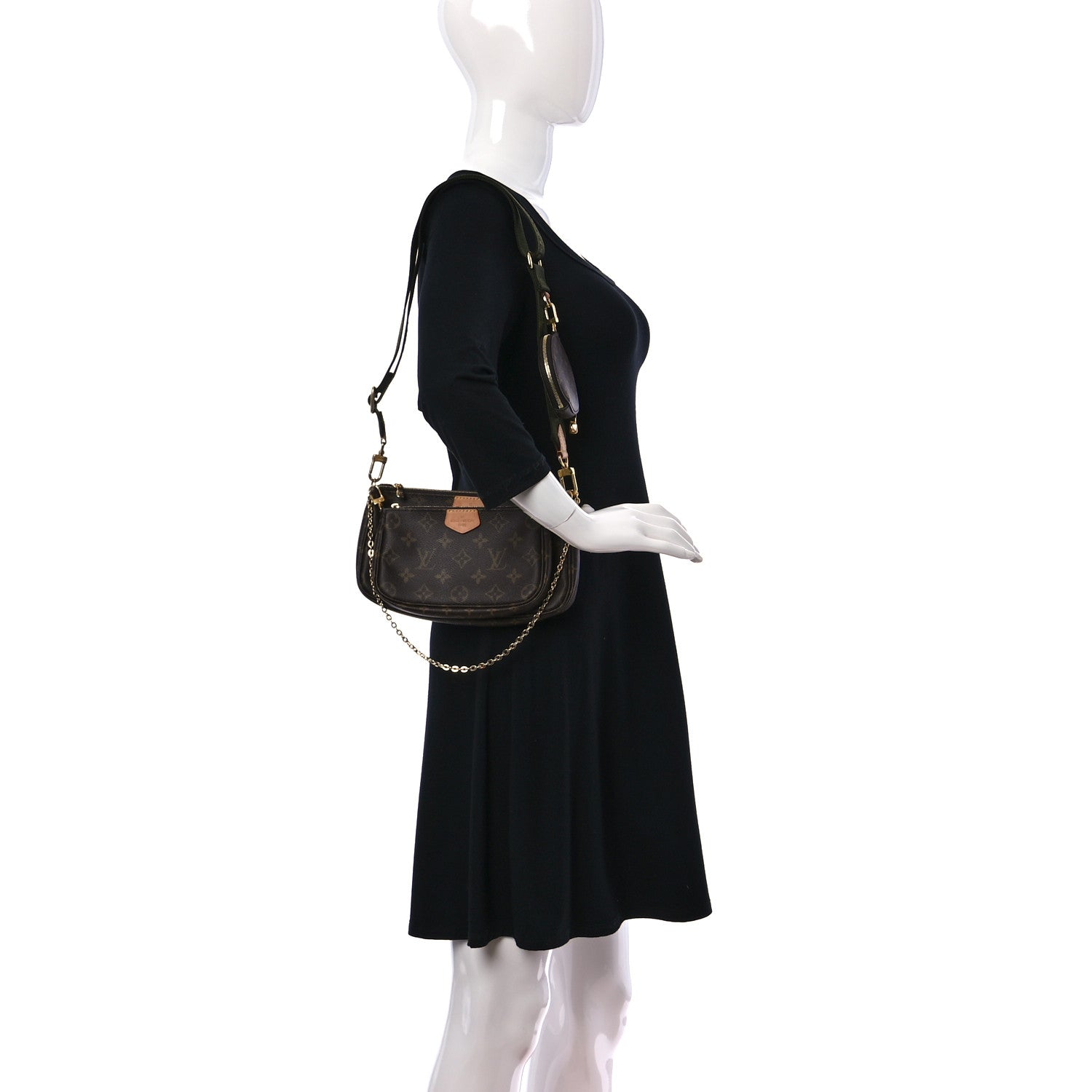 Louis Vuitton Monogram Multi Pochette Accessories Kaki 2 of 15