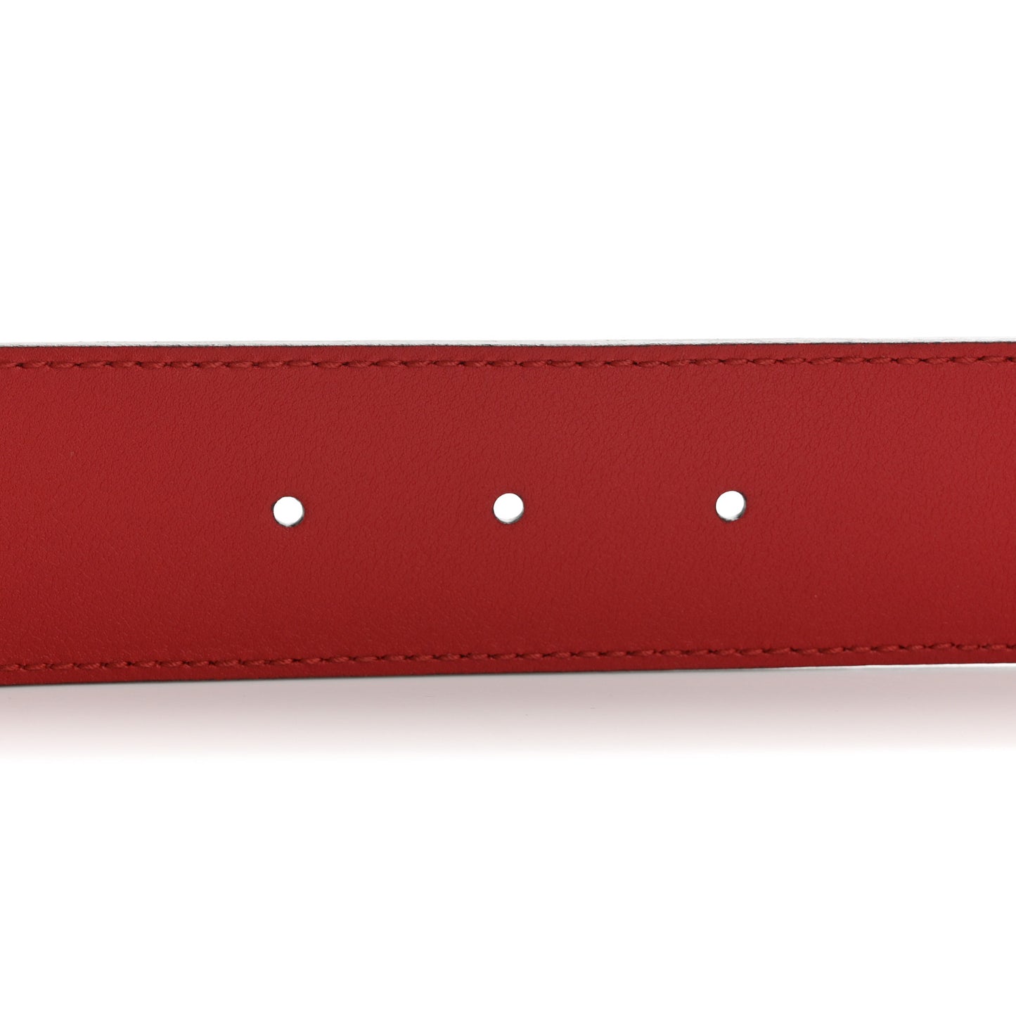 Moon Calfskin Torchon Double G 40mm Belt 85 34 Hibiscus Red