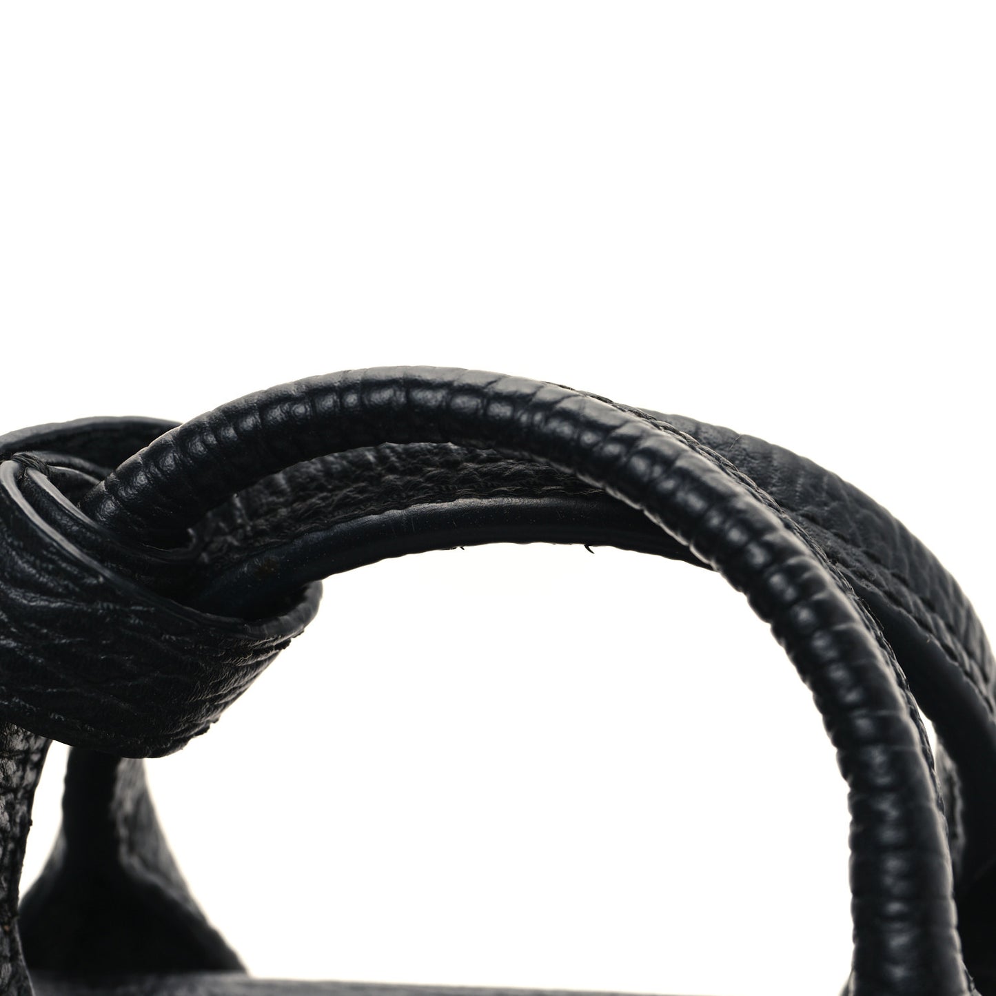 Textured Calfskin Mini Pashli Satchel Black