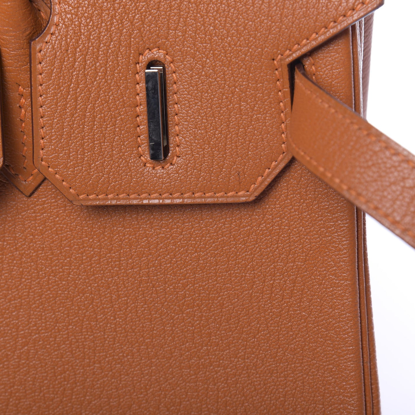 Chevre Birkin 30 Potiron