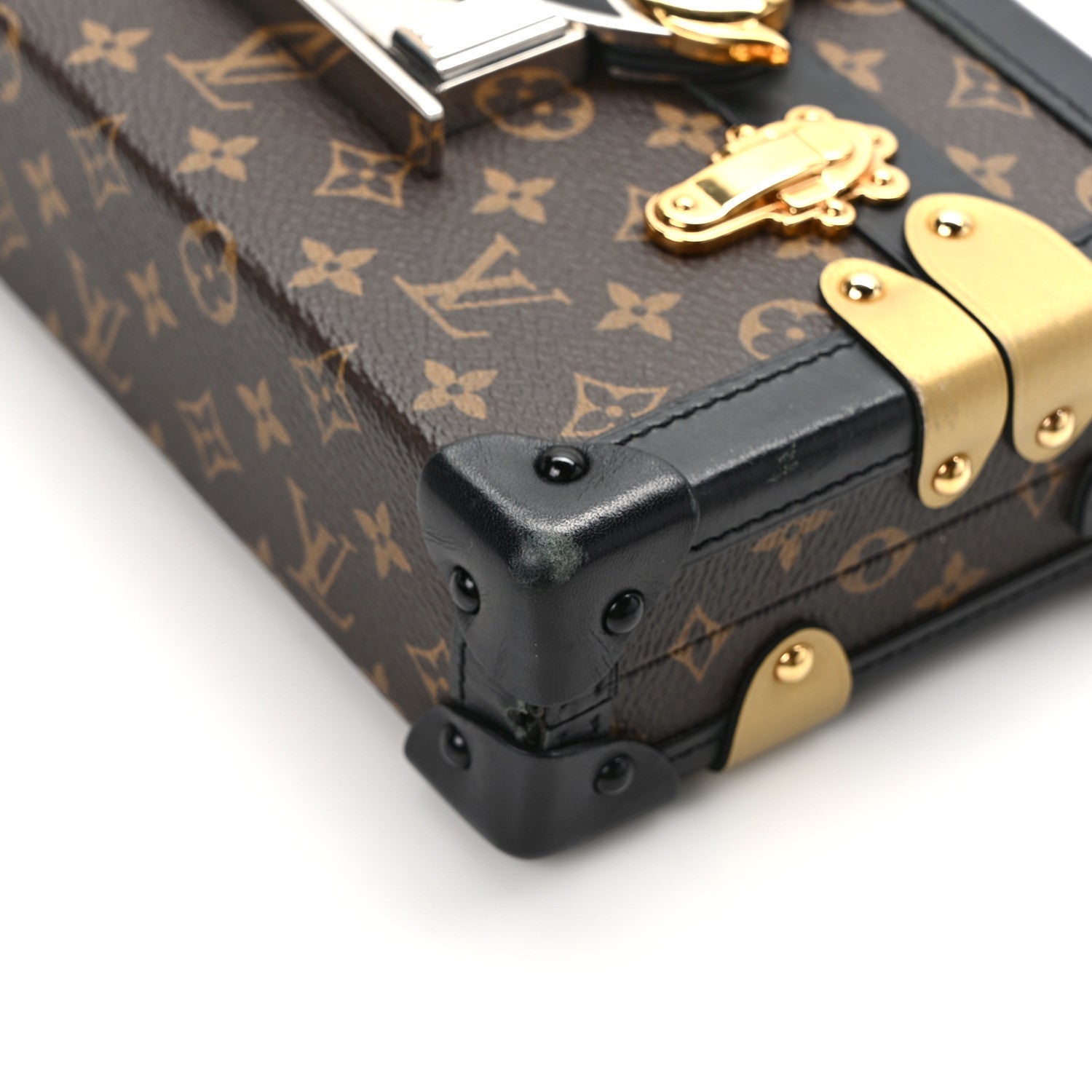Louis Vuitton Monogram Column Petite Malle Black 11 of 11