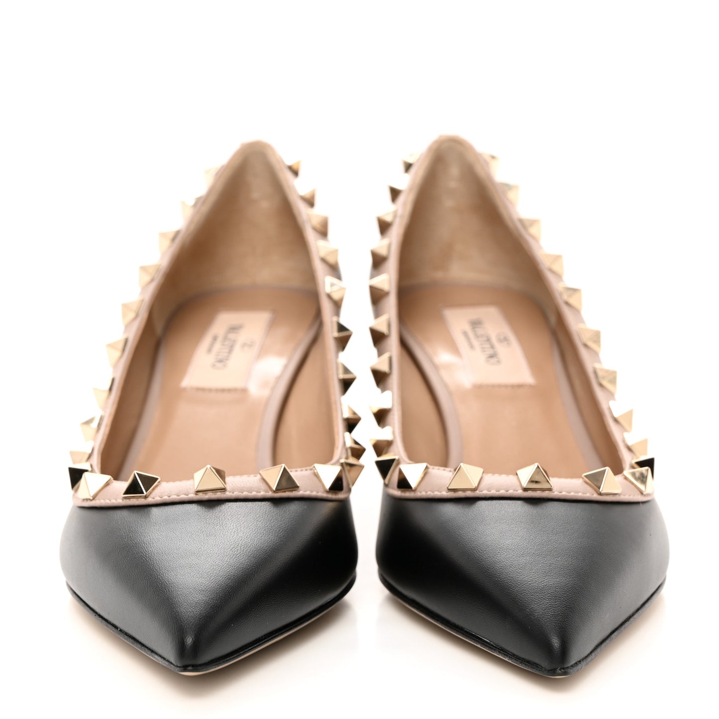 Nappa Rockstud 50mm Pump 35 Black Poudre