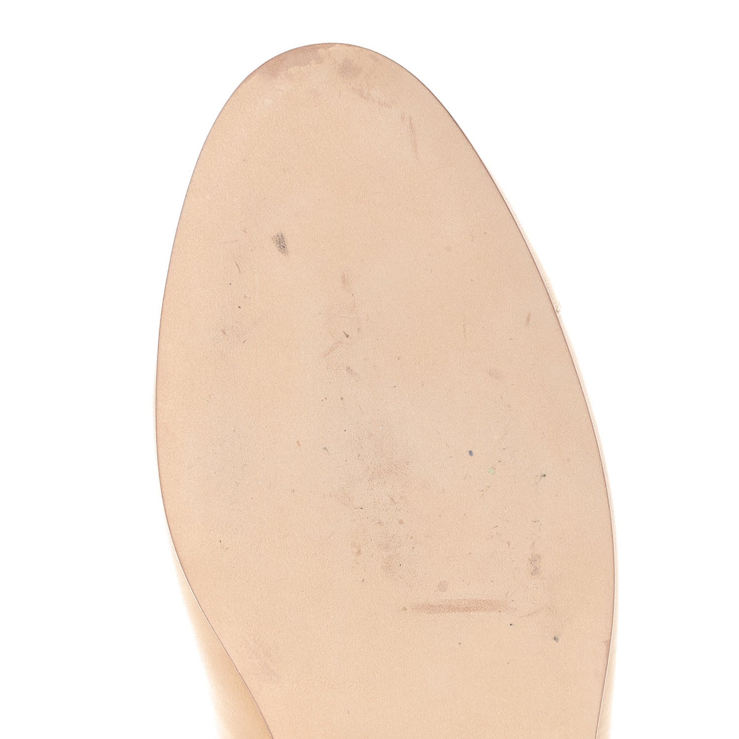 Lambskin CC Cap Toe Ballerina Flats 40.5 Beige
