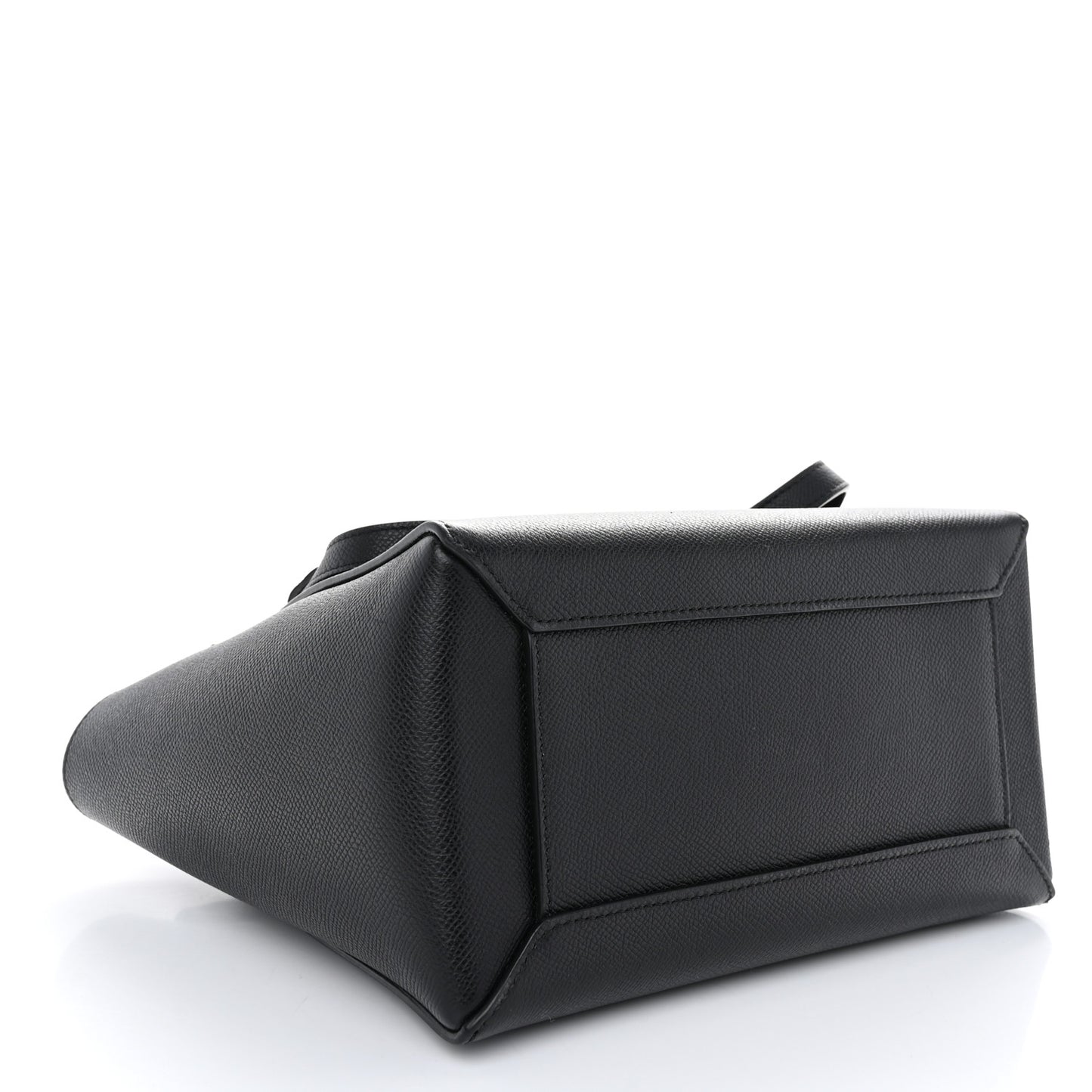 Grained Calfskin Micro Belt Bag Black