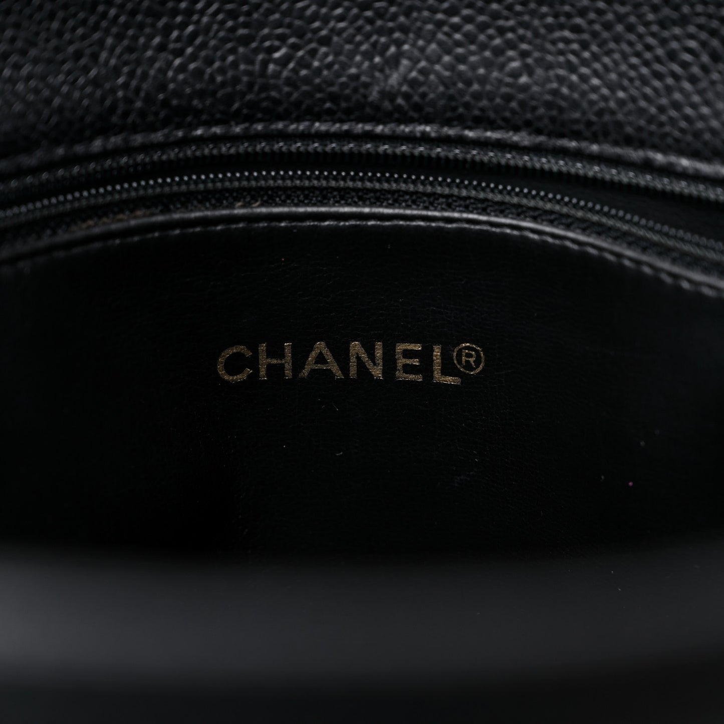 Caviar CC Shoulder Bag Black