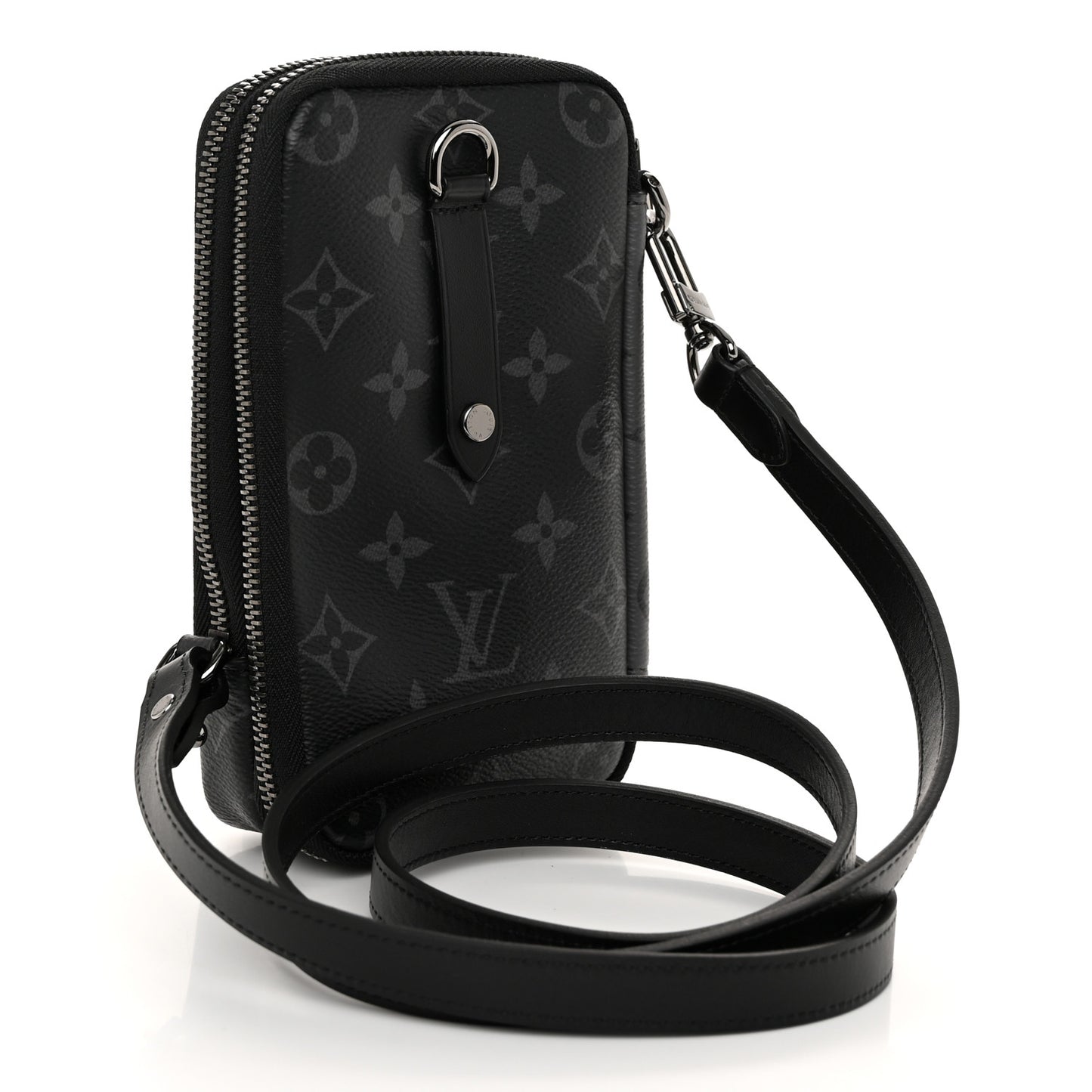 Monogram Eclipse Reverse Double Phone Pouch