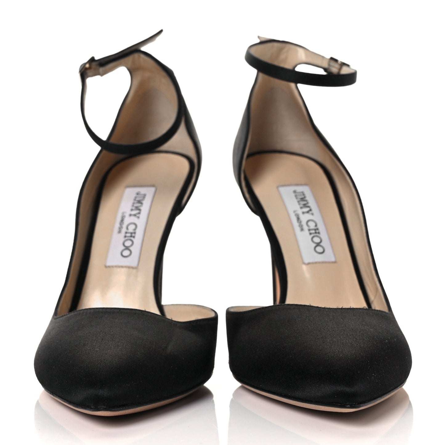 Satin Rosa 100 Pumps 39.5 Black