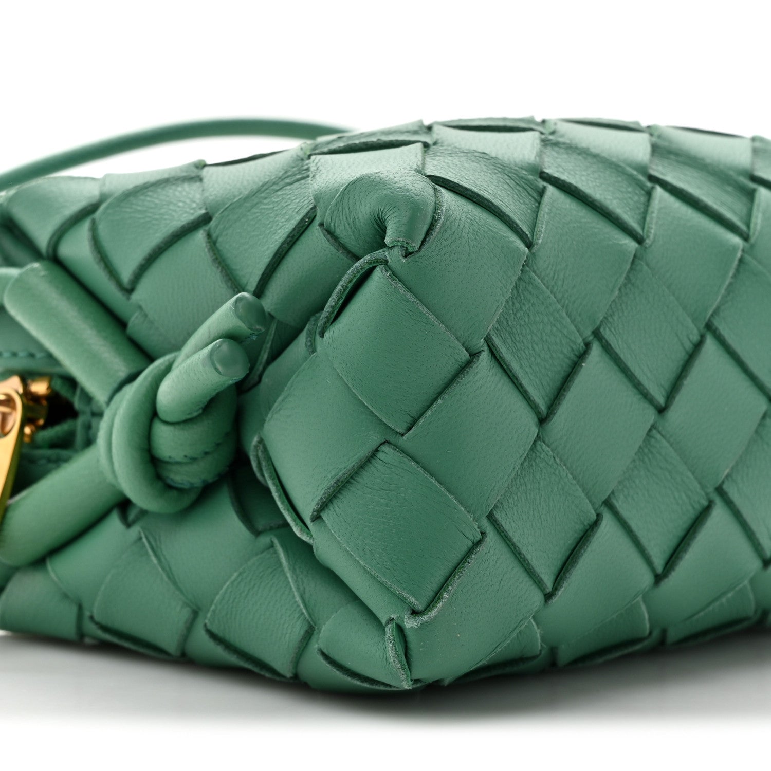 Bottega Veneta Nappa Intrecciato Candy Loop Camera Bag Mermaid 9 of 9