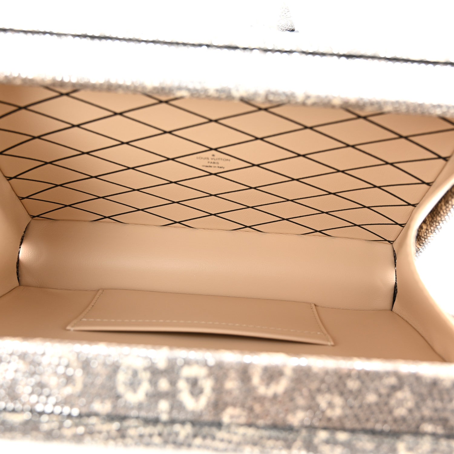 Louis Vuitton Lizard Petite Malle Silver 5 of 10