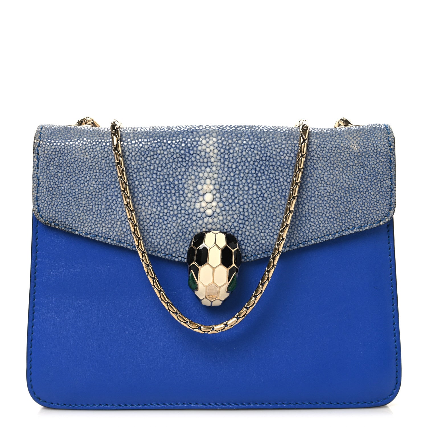 BVLGARI SERPENTI セルペンティクロスボディバッグ　ブルー 楽天市場】【中古】ブルガリ セルペンティ フォーエバー 2wayクロス
