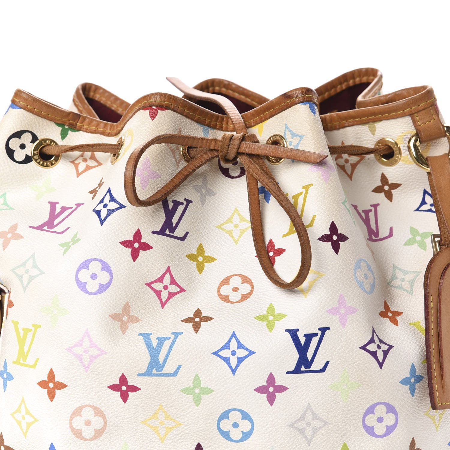 Louis Vuitton Monogram Multicolor Petit Noe White 8 of 10
