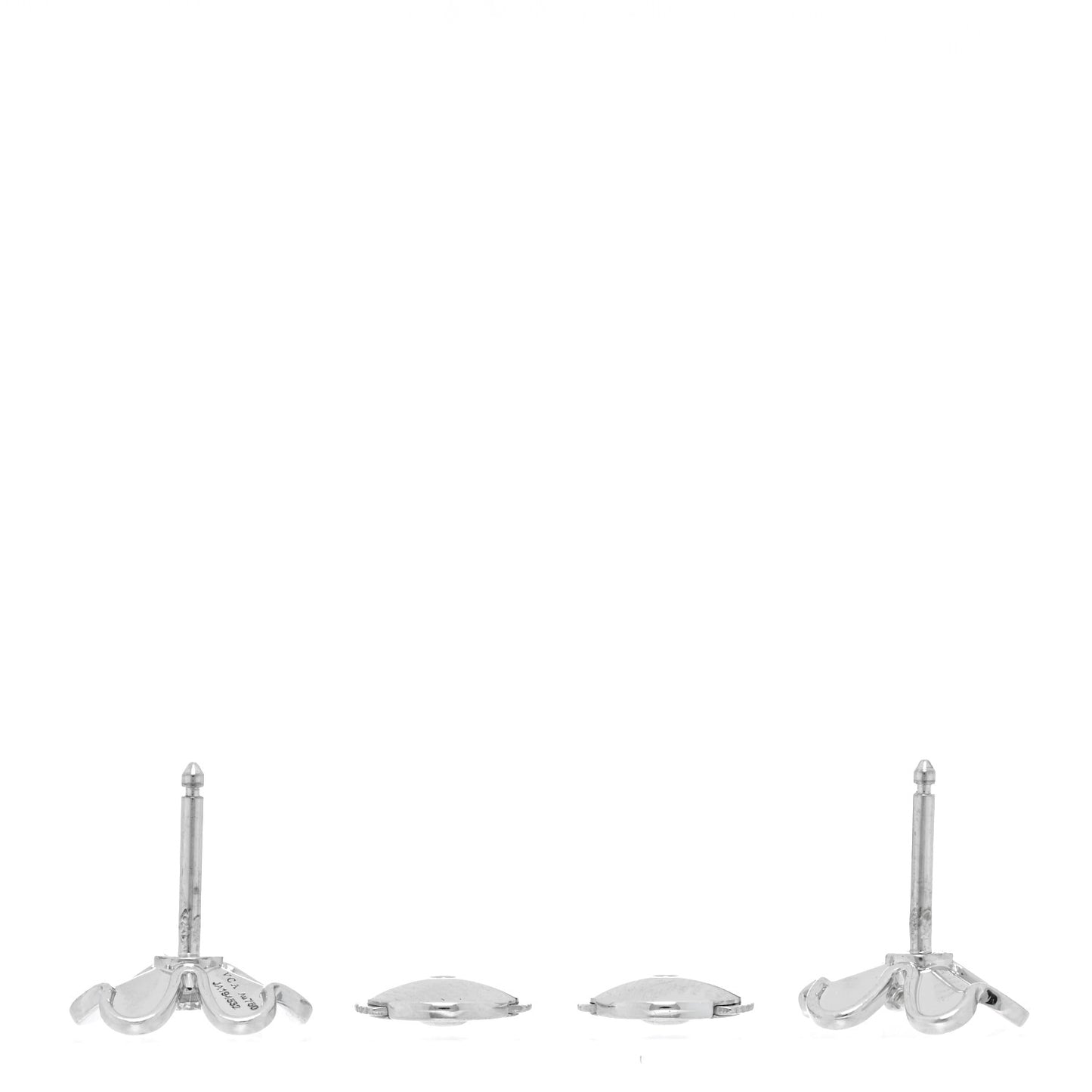 18K White Gold Diamond Mini Frivole Earrings