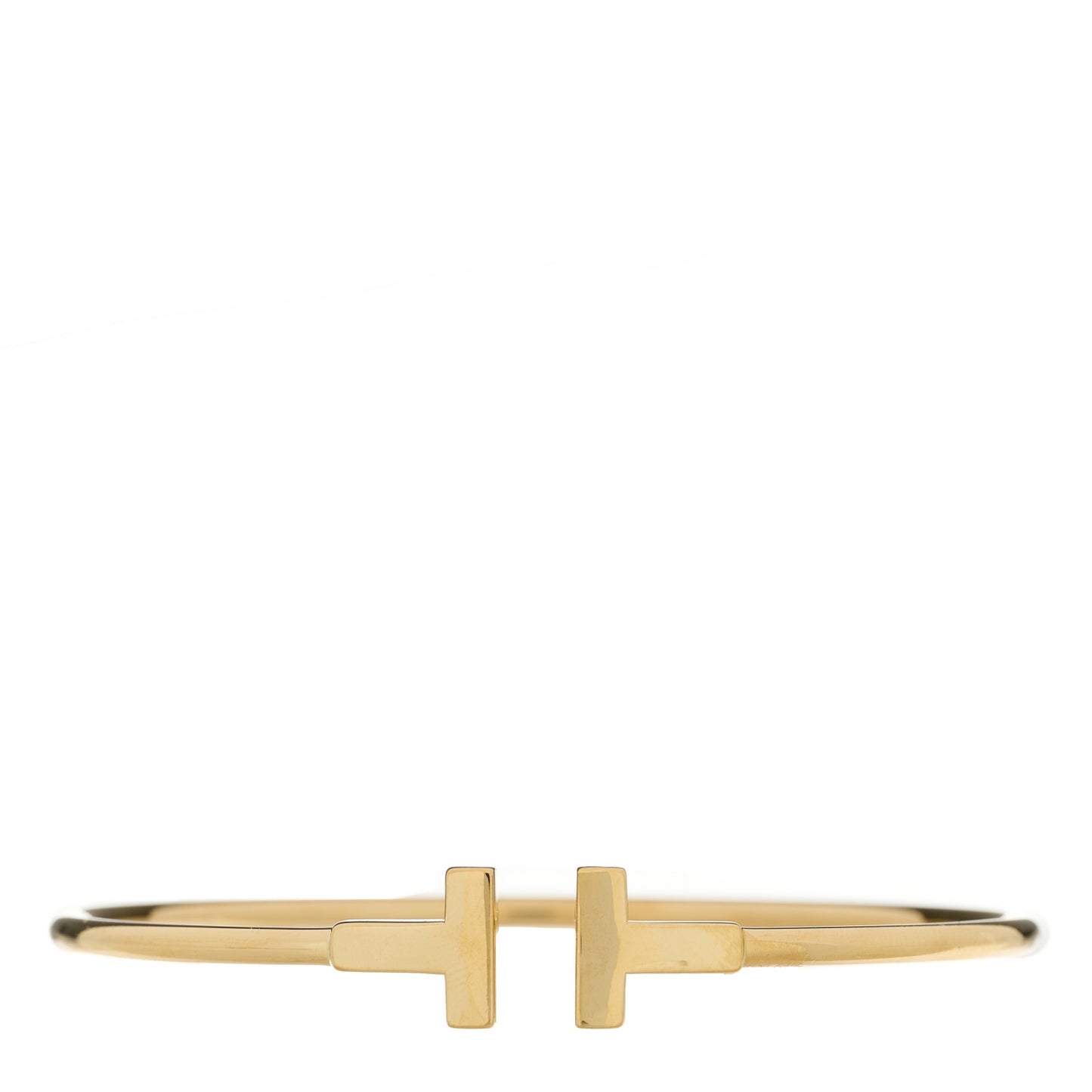 18K Yellow Gold T Wire Bracelet