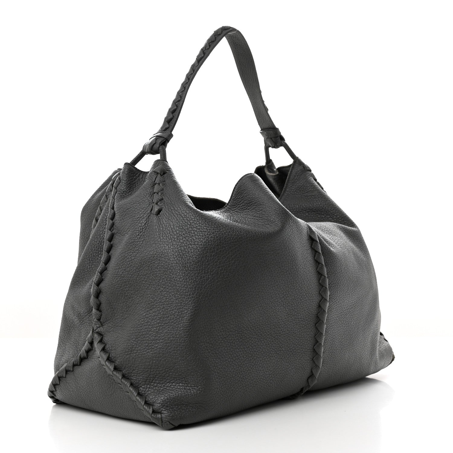 Bottega Veneta Cervo Deerskin Hobo Grey 3 of 11